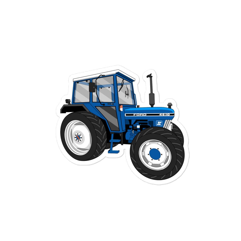 The Tractors Mugs Store 4″×4″ Ford 4610 4WD Bubble-free stickers Quality Farmers Merch