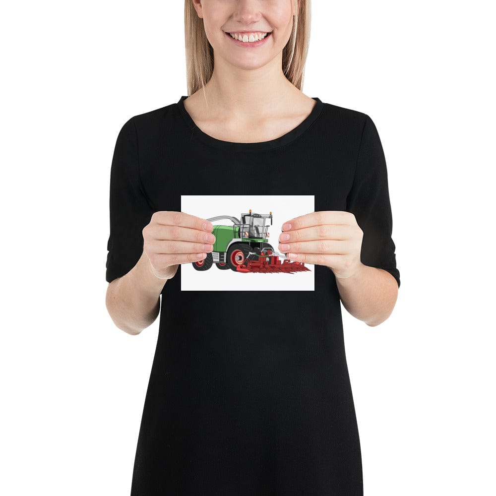 The Tractors Mugs Store 5″×7″ Fendt Katana 85 Forage Harvester Poster Quality Farmers Merch