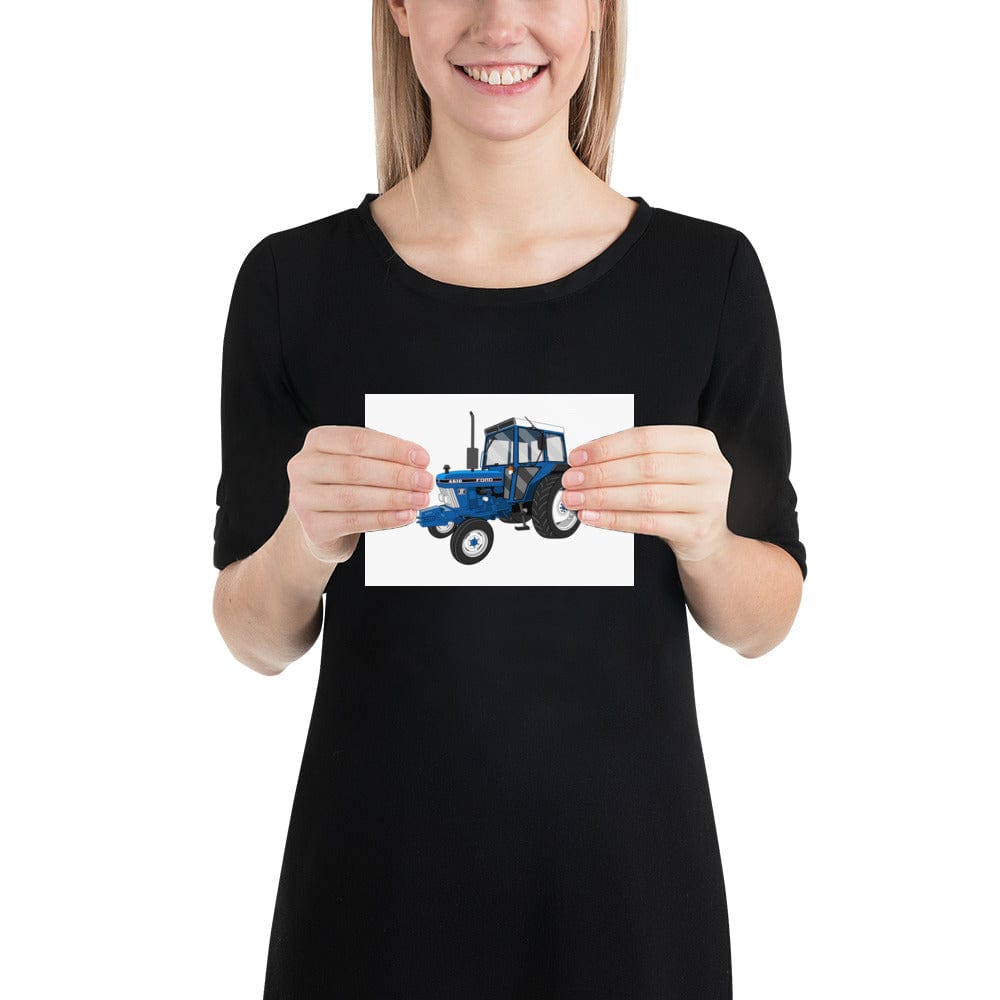 The Tractors Mugs Store 5″×7″ Ford 4610 2WD Poster Quality Farmers Merch