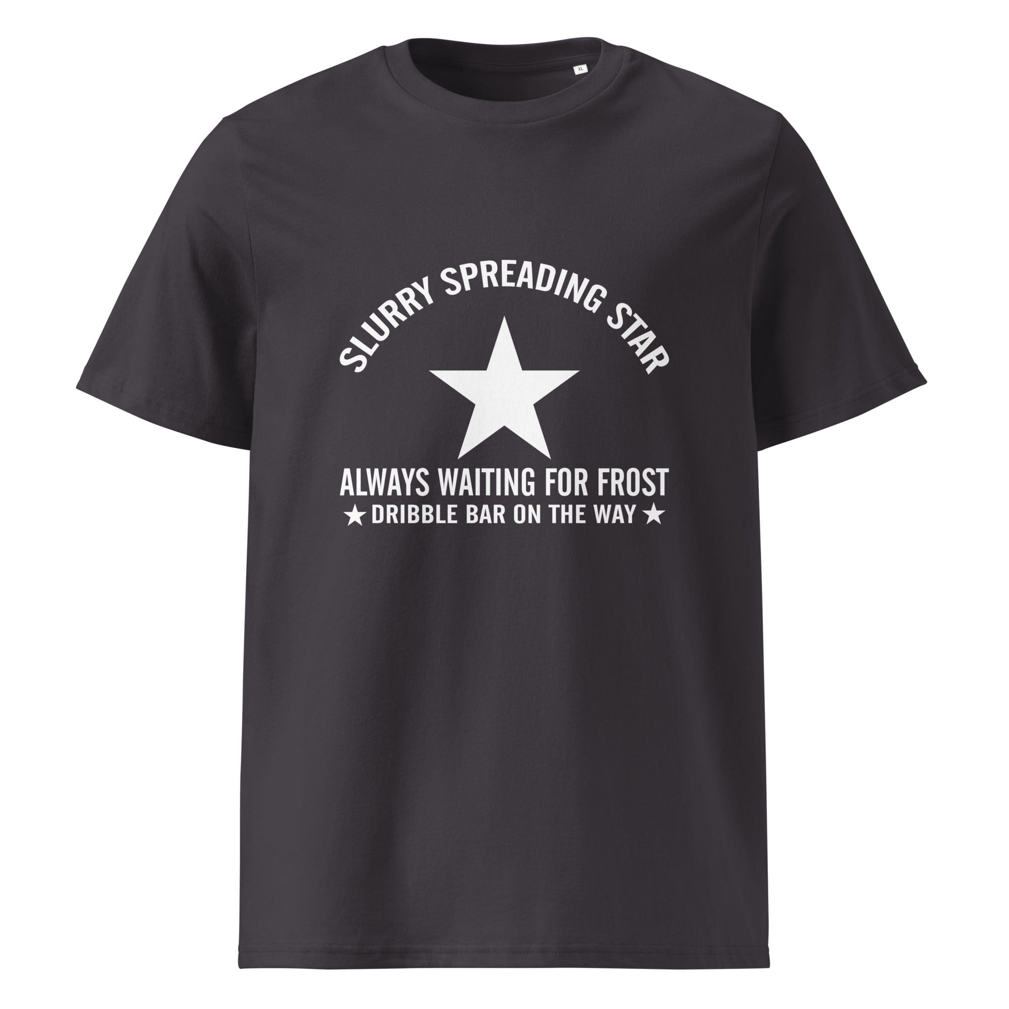 The Tractors Mugs Store Anthracite / S Slurry Speading Star Unisex organic cotton t-shirt Quality Farmers Merch