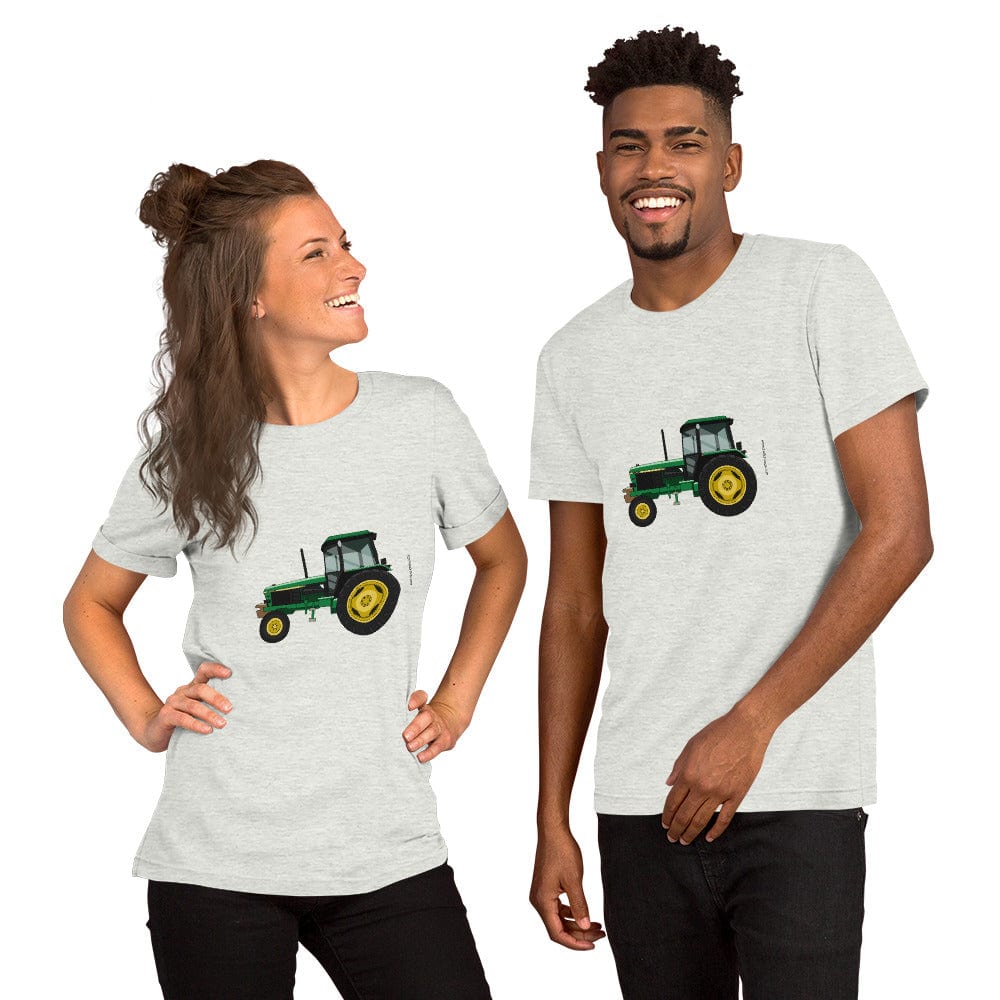 The Tractors Mugs Store Ash / S John Deere 3050 2WD Unisex t-shirt Quality Farmers Merch