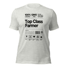 The Tractors Mugs Store Ash / S Top Class Farmer Unisex t-shirt Quality Farmers Merch