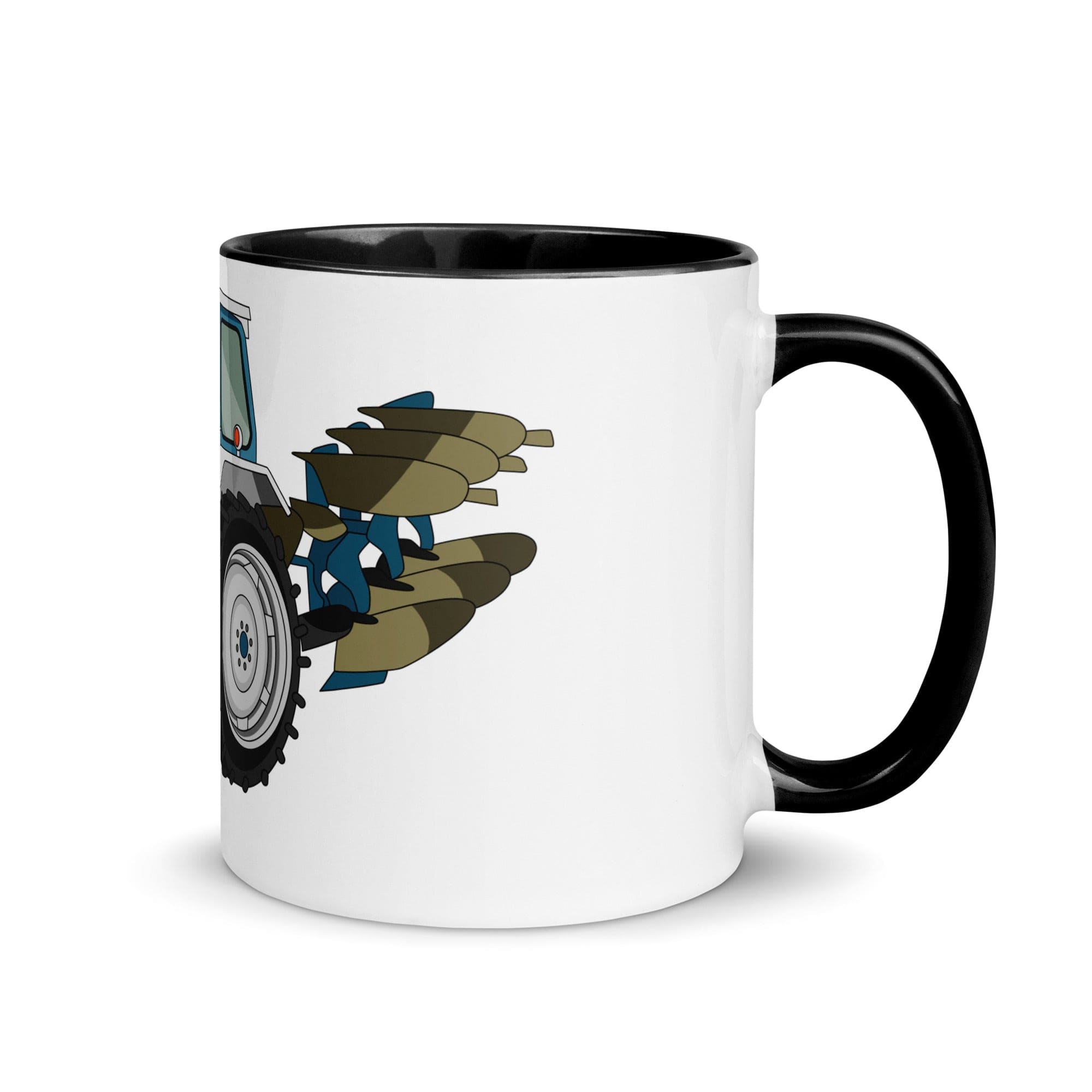 The Tractors Mugs Store Black Ford 5000 Mug with Color Inside Quality Farmers Merch