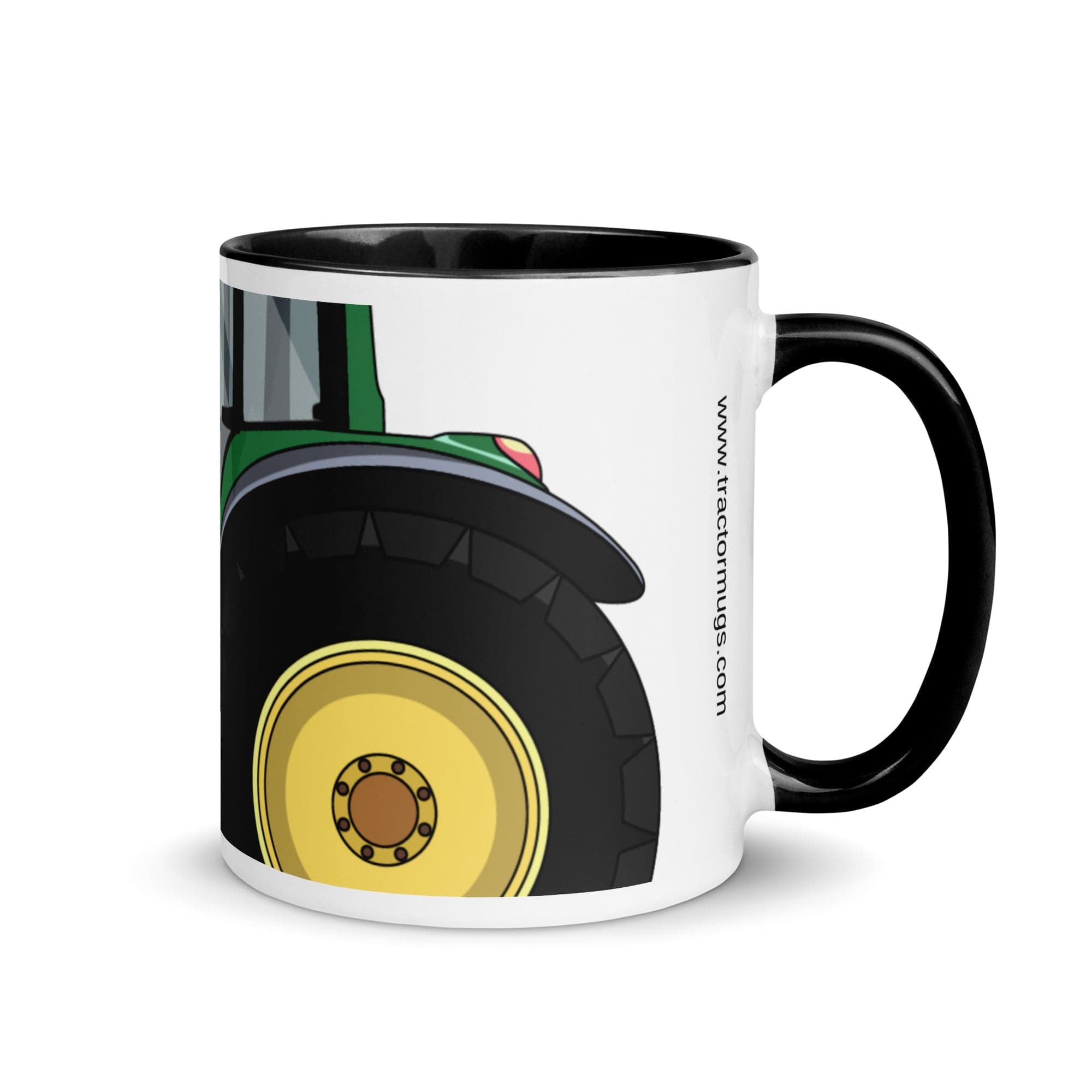 The Tractors Mugs Store Black John Deere 6930 2.0 Mug with Color Inside Quality Farmers Merch