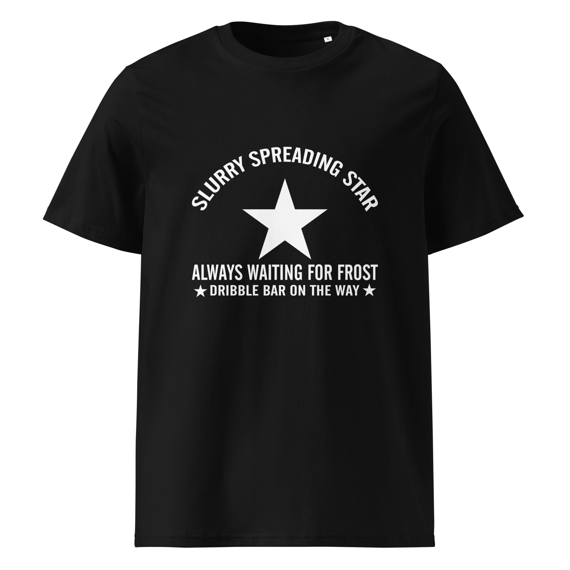 The Tractors Mugs Store Black / S Slurry Speading Star Unisex organic cotton t-shirt Quality Farmers Merch
