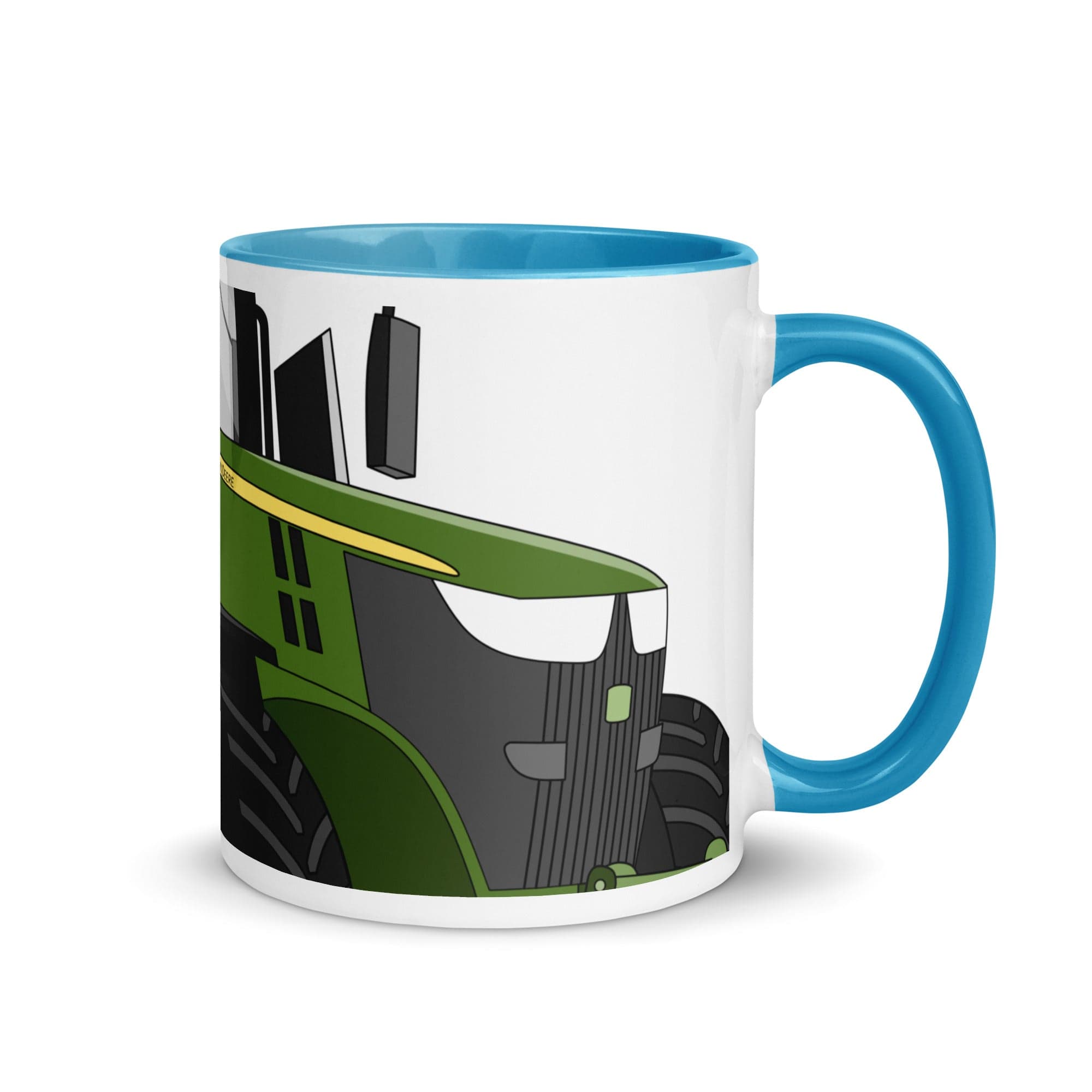 The Tractors Mugs Store Blue John Deere 7310 R 2.0 Mug with Color Inside Quality Farmers Merch