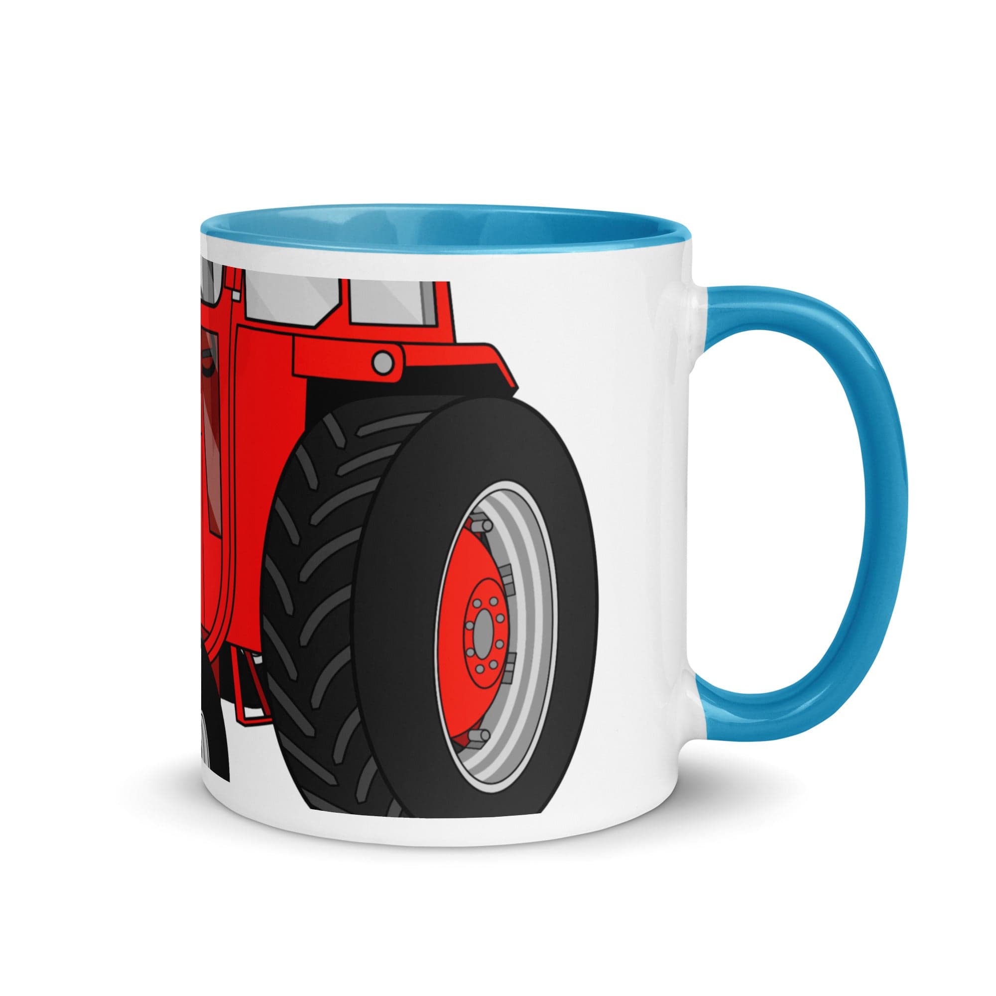 The Tractors Mugs Store Blue Massey Ferguson 165 2.0 Mug with Color Inside Quality Farmers Merch
