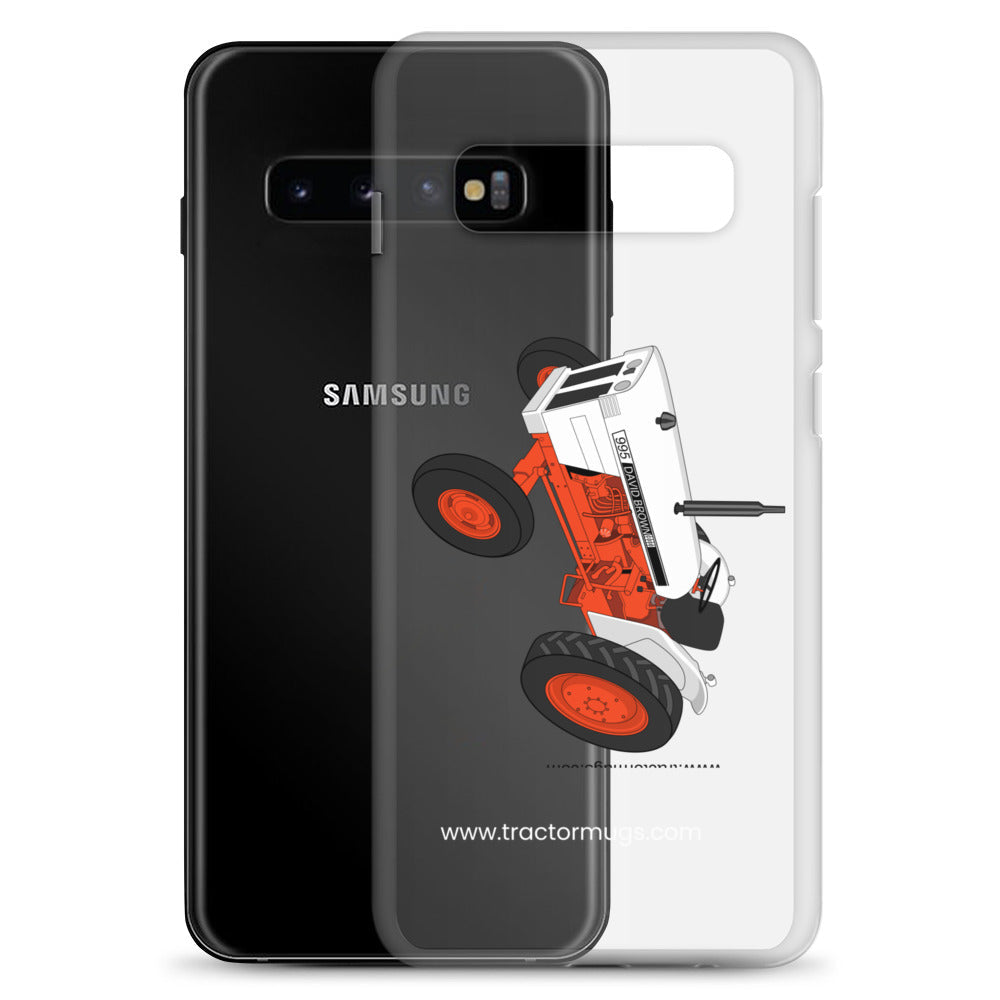 The Tractors Mugs Store Case David Brown 995 (1973) Clear Case for SamsungĀ® Quality Farmers Merch