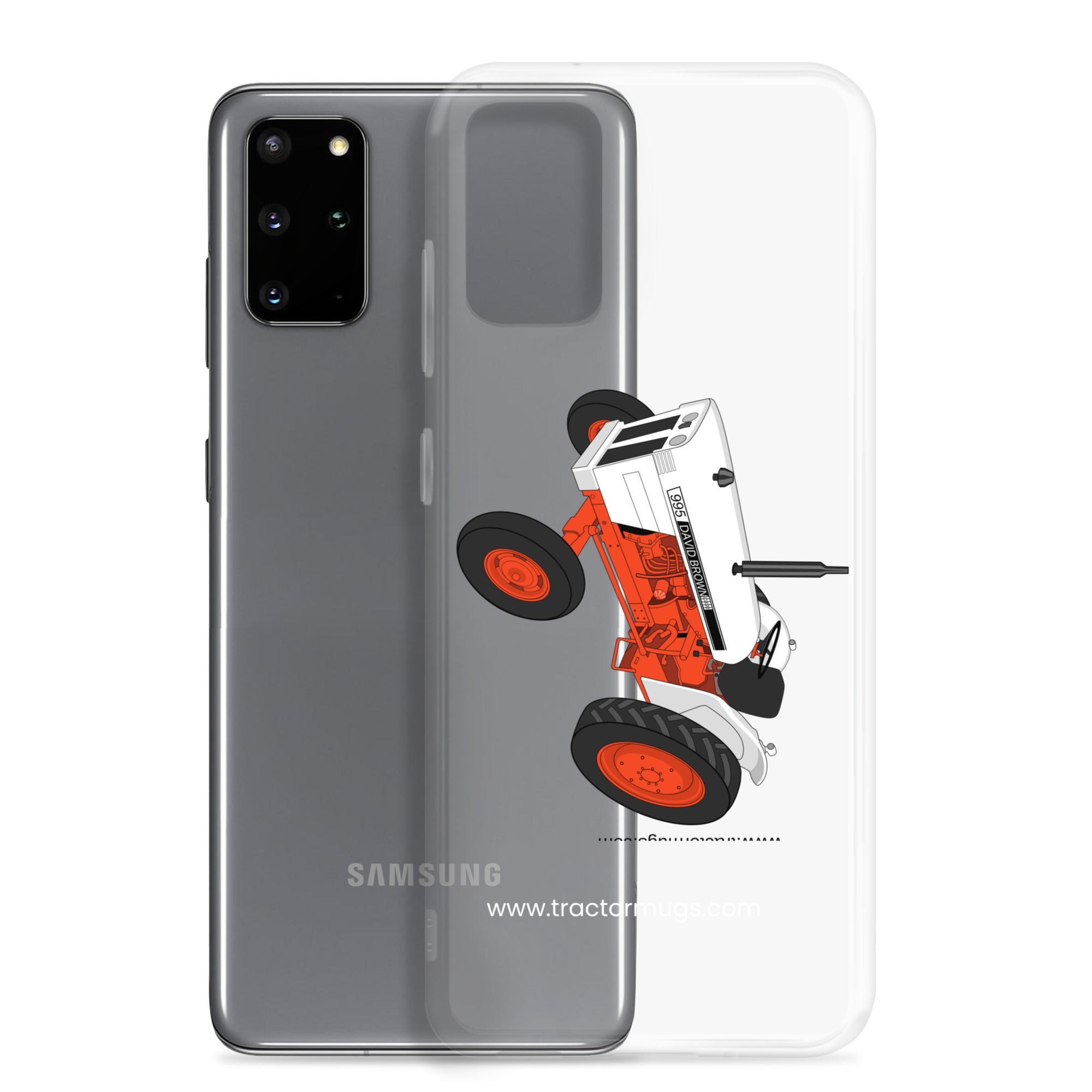 The Tractors Mugs Store Case David Brown 995 (1973) Clear Case for SamsungĀ® Quality Farmers Merch