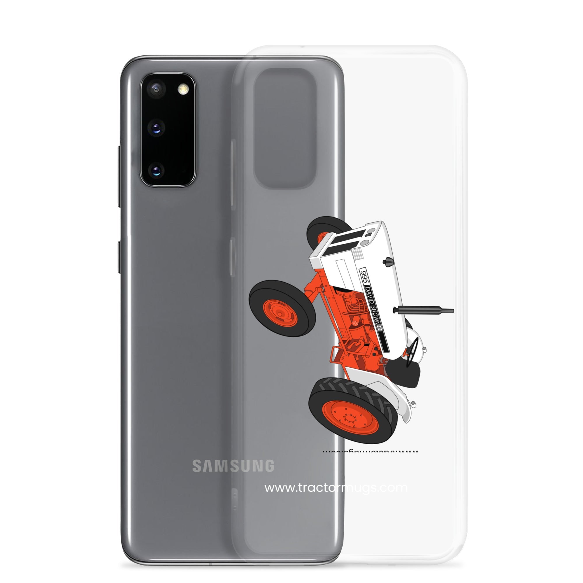 The Tractors Mugs Store Case David Brown 995 (1973) Clear Case for SamsungĀ® Quality Farmers Merch