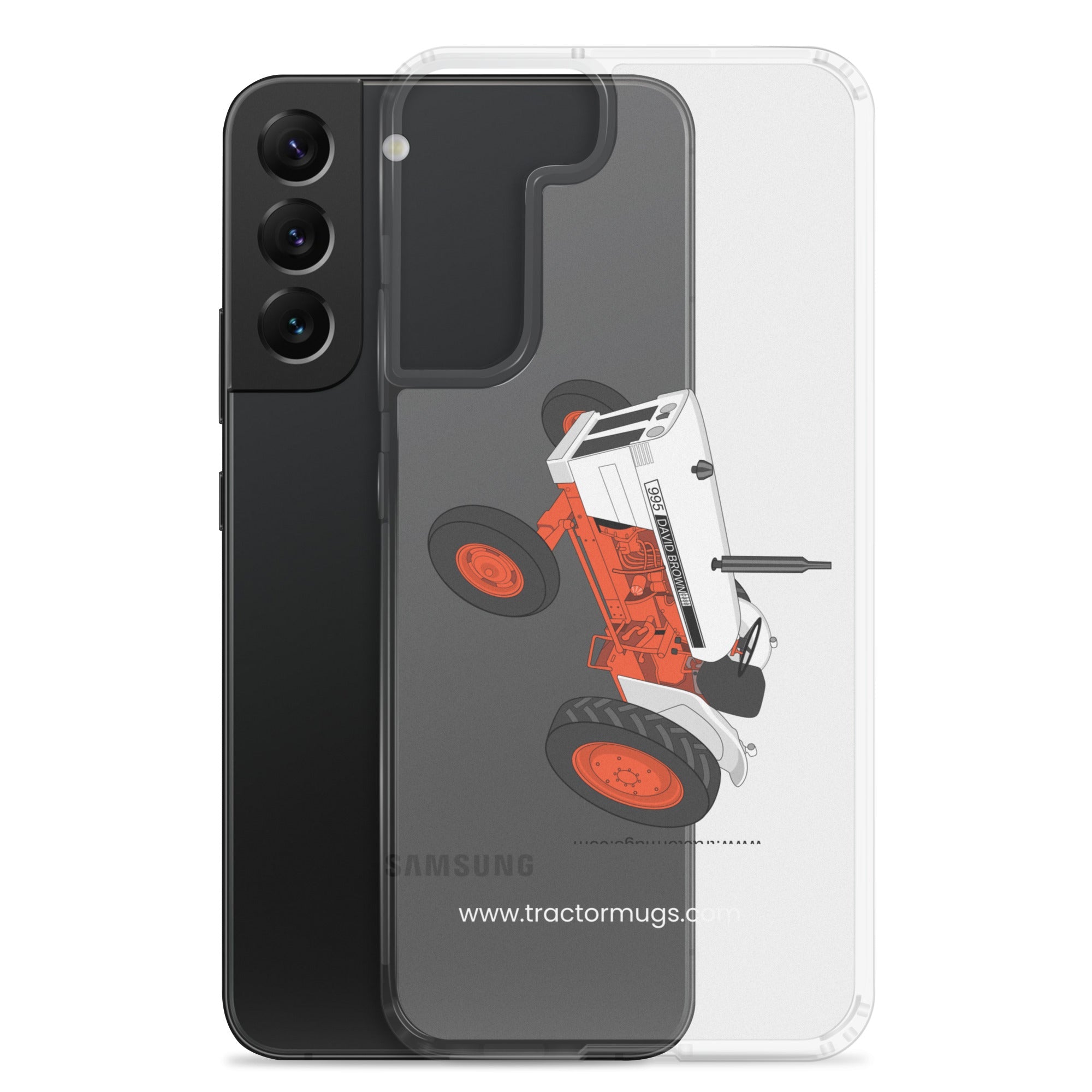 The Tractors Mugs Store Case David Brown 995 (1973) Clear Case for SamsungĀ® Quality Farmers Merch
