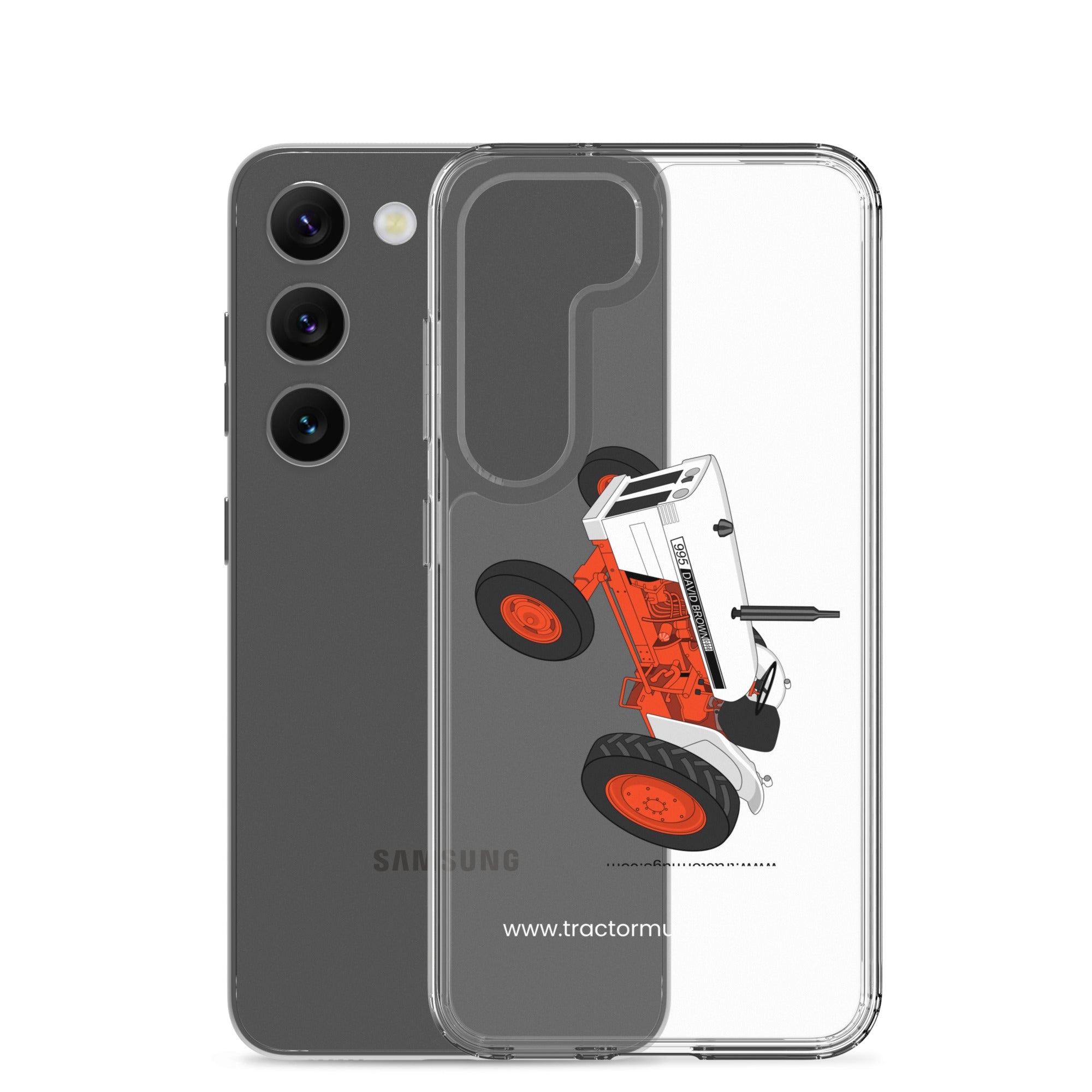The Tractors Mugs Store Case David Brown 995 (1973) Clear Case for SamsungĀ® Quality Farmers Merch