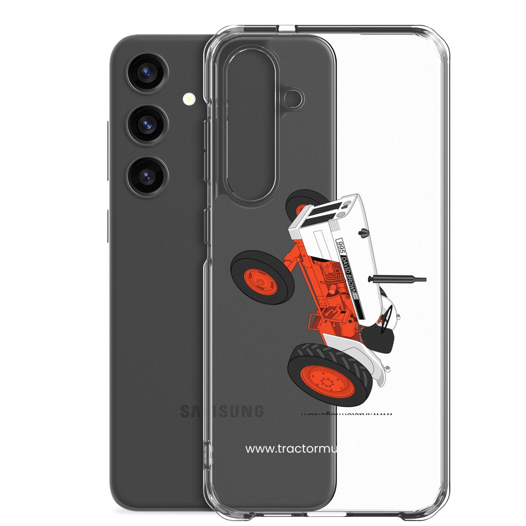 The Tractors Mugs Store Case David Brown 995 (1973) Clear Case for SamsungĀ® Quality Farmers Merch