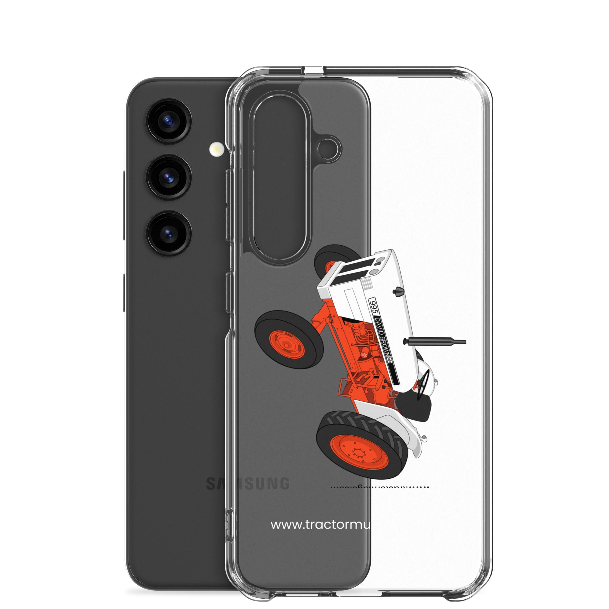 The Tractors Mugs Store Case David Brown 995 (1973) Clear Case for SamsungĀ® Quality Farmers Merch