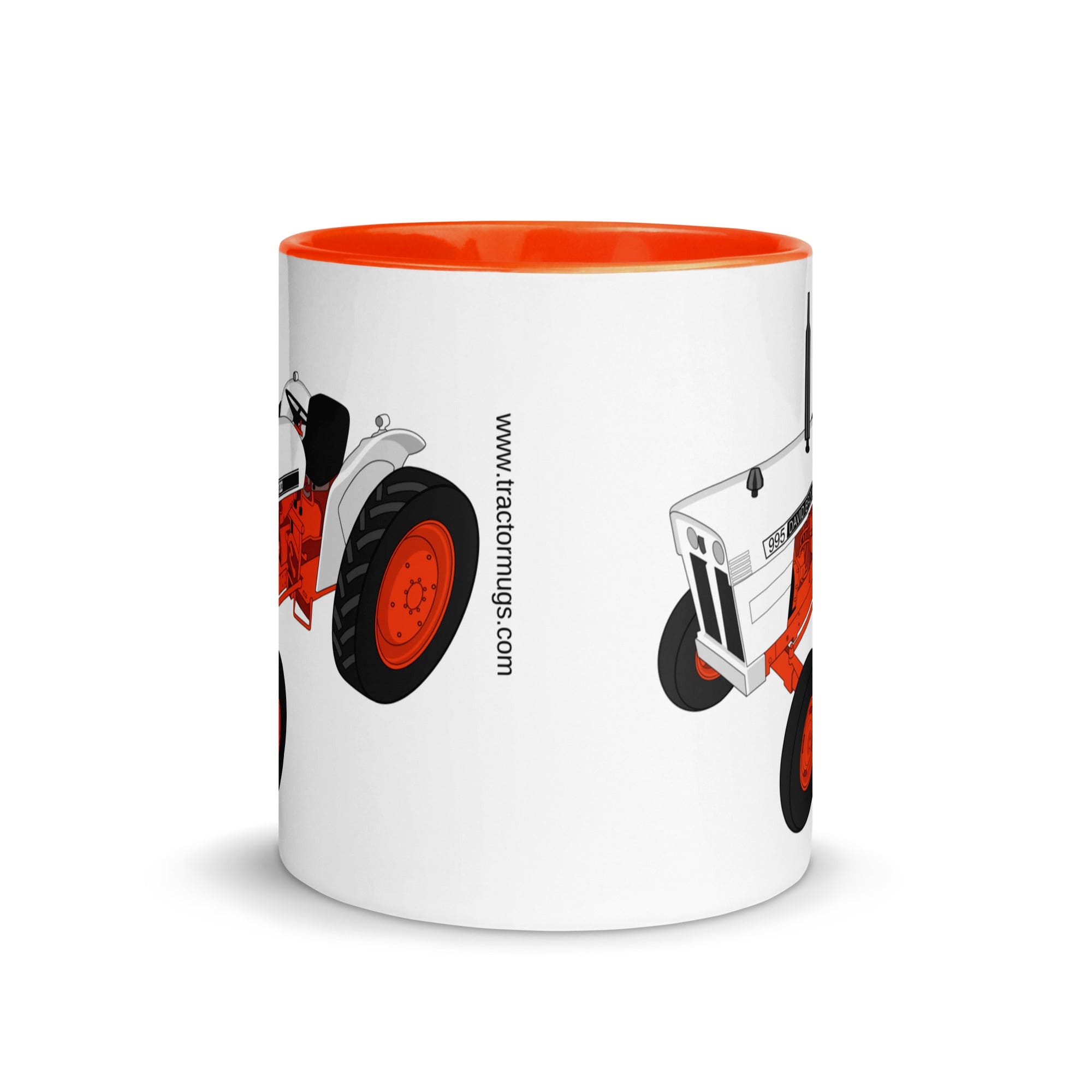 The Tractors Mugs Store Case David Brown 995 (1973) Mug with Color Inside Quality Farmers Merch