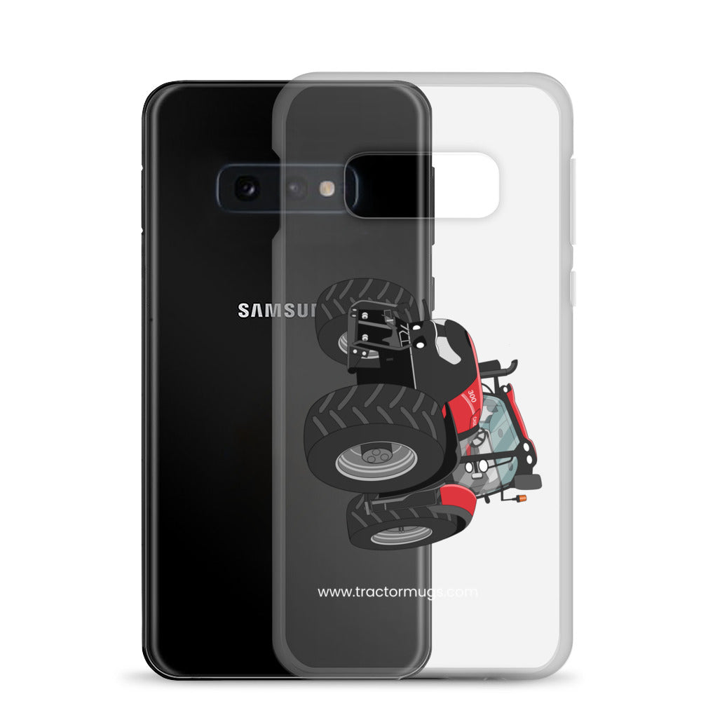 The Tractors Mugs Store Case IH Optum 300 CVX Clear Case for SamsungĀ® Quality Farmers Merch