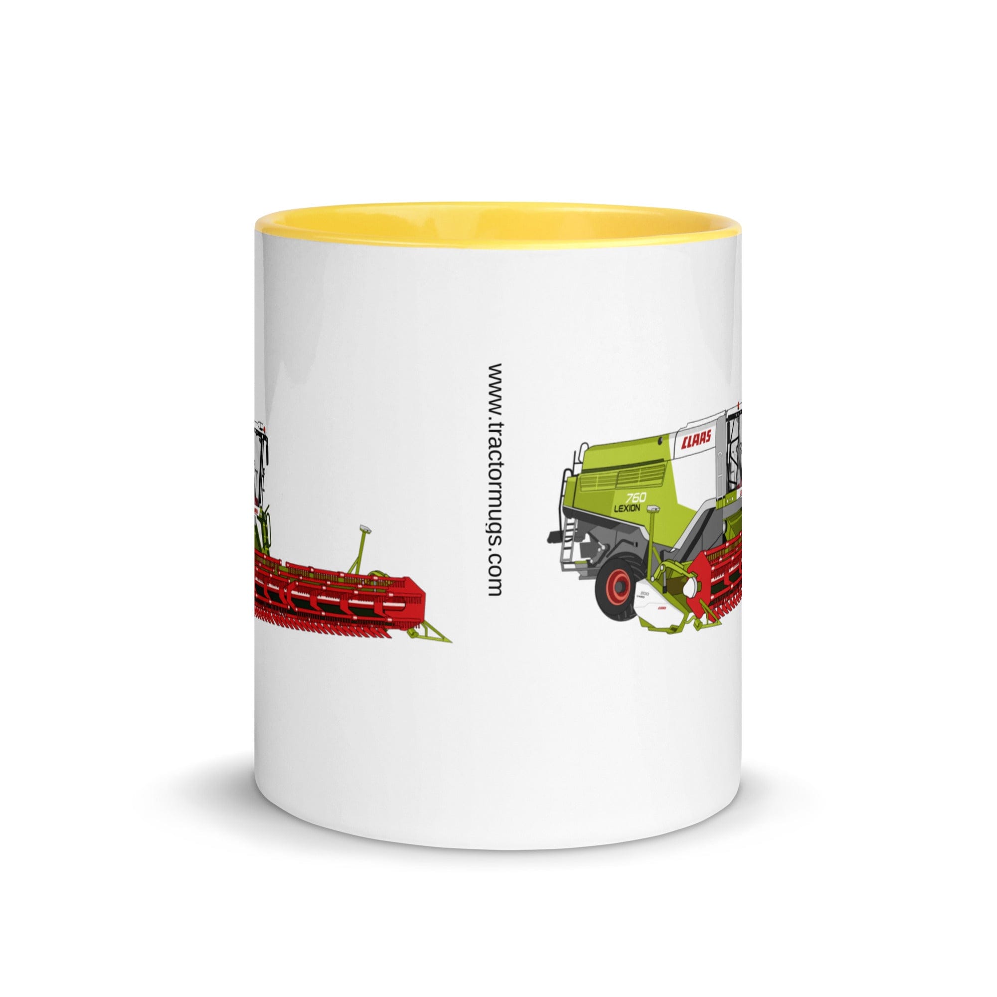 The Tractors Mugs Store Class Lexion 760 TT Mug with Color Inside Quality Farmers Merch