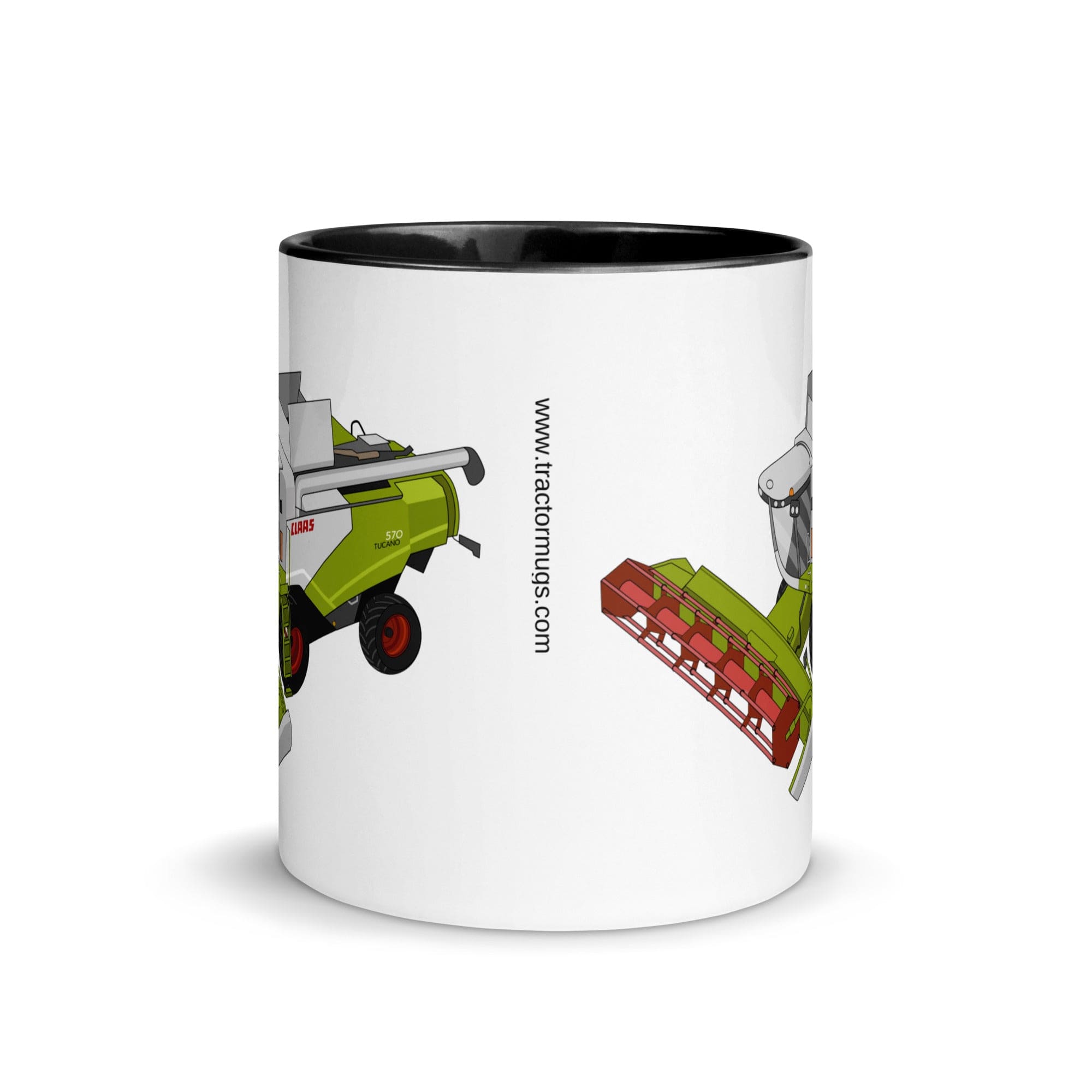 The Tractors Mugs Store Class Tucano 570 Mug with Color Inside Quality Farmers Merch