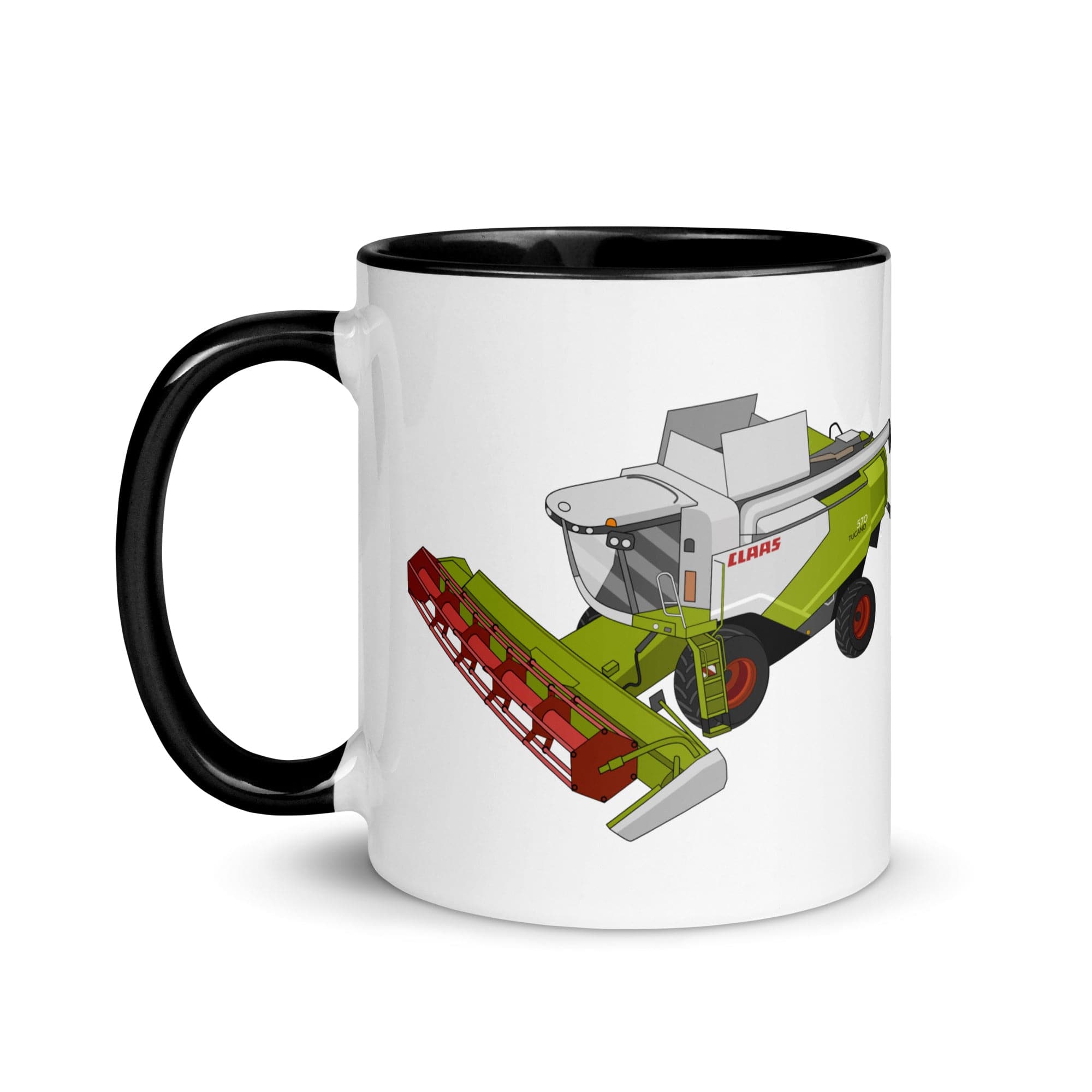 The Tractors Mugs Store Class Tucano 570 Mug with Color Inside Quality Farmers Merch