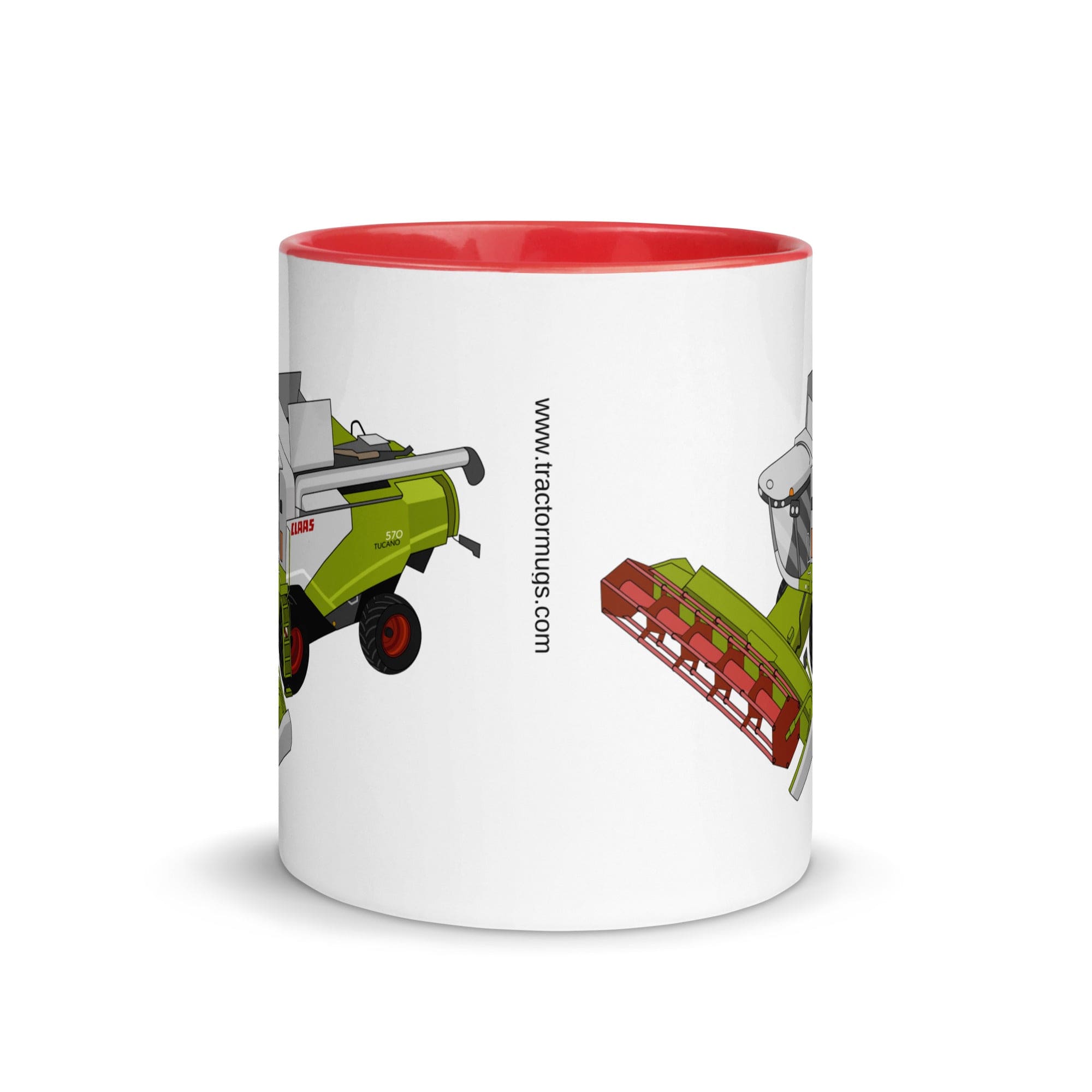 The Tractors Mugs Store Class Tucano 570 Mug with Color Inside Quality Farmers Merch