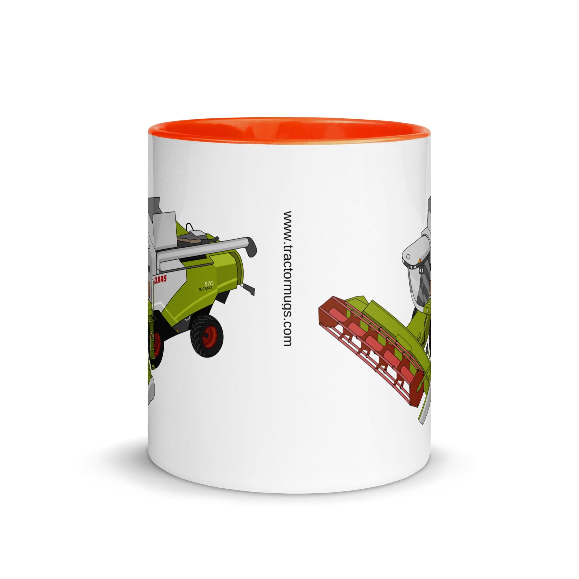 The Tractors Mugs Store Class Tucano 570 Mug with Color Inside Quality Farmers Merch