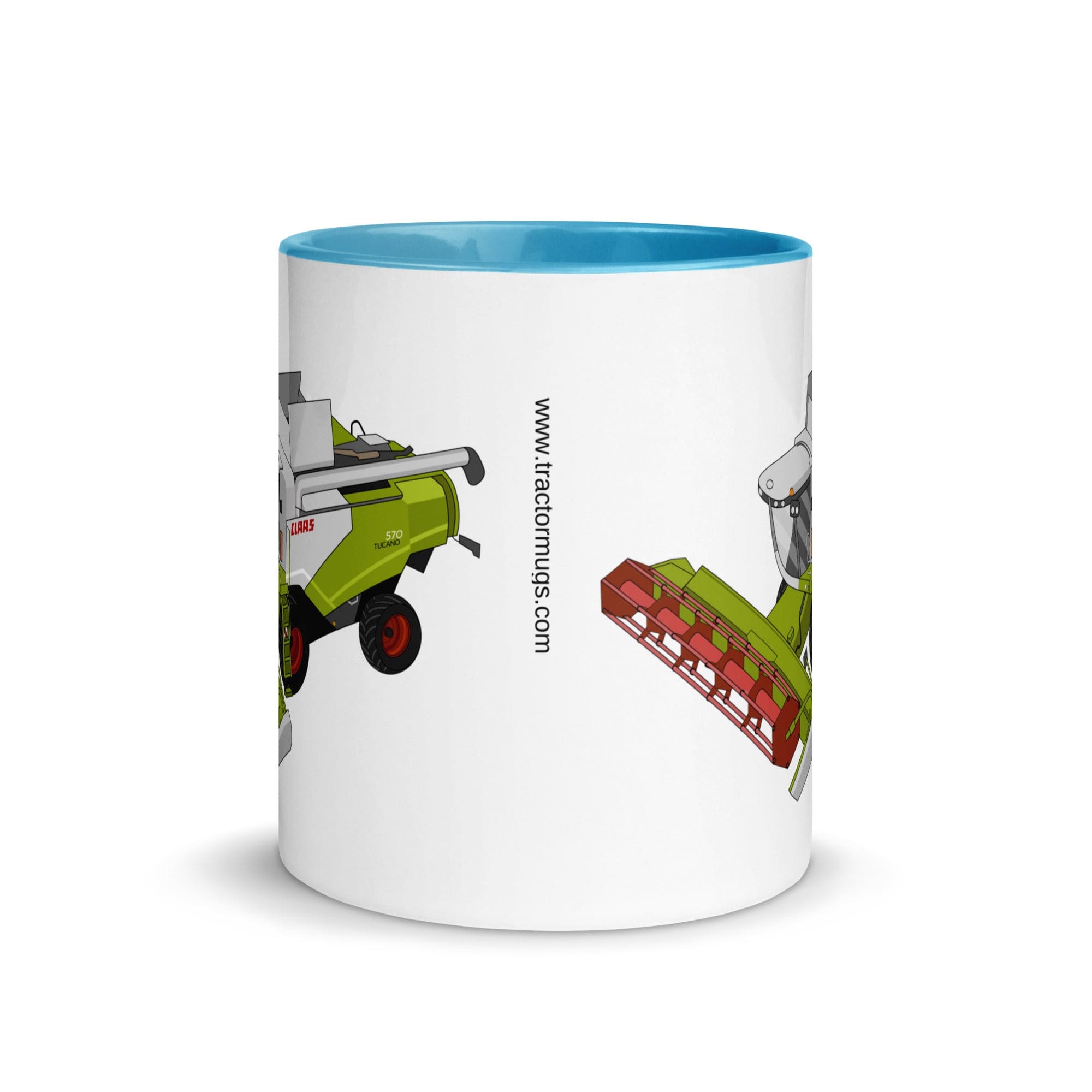 The Tractors Mugs Store Class Tucano 570 Mug with Color Inside Quality Farmers Merch