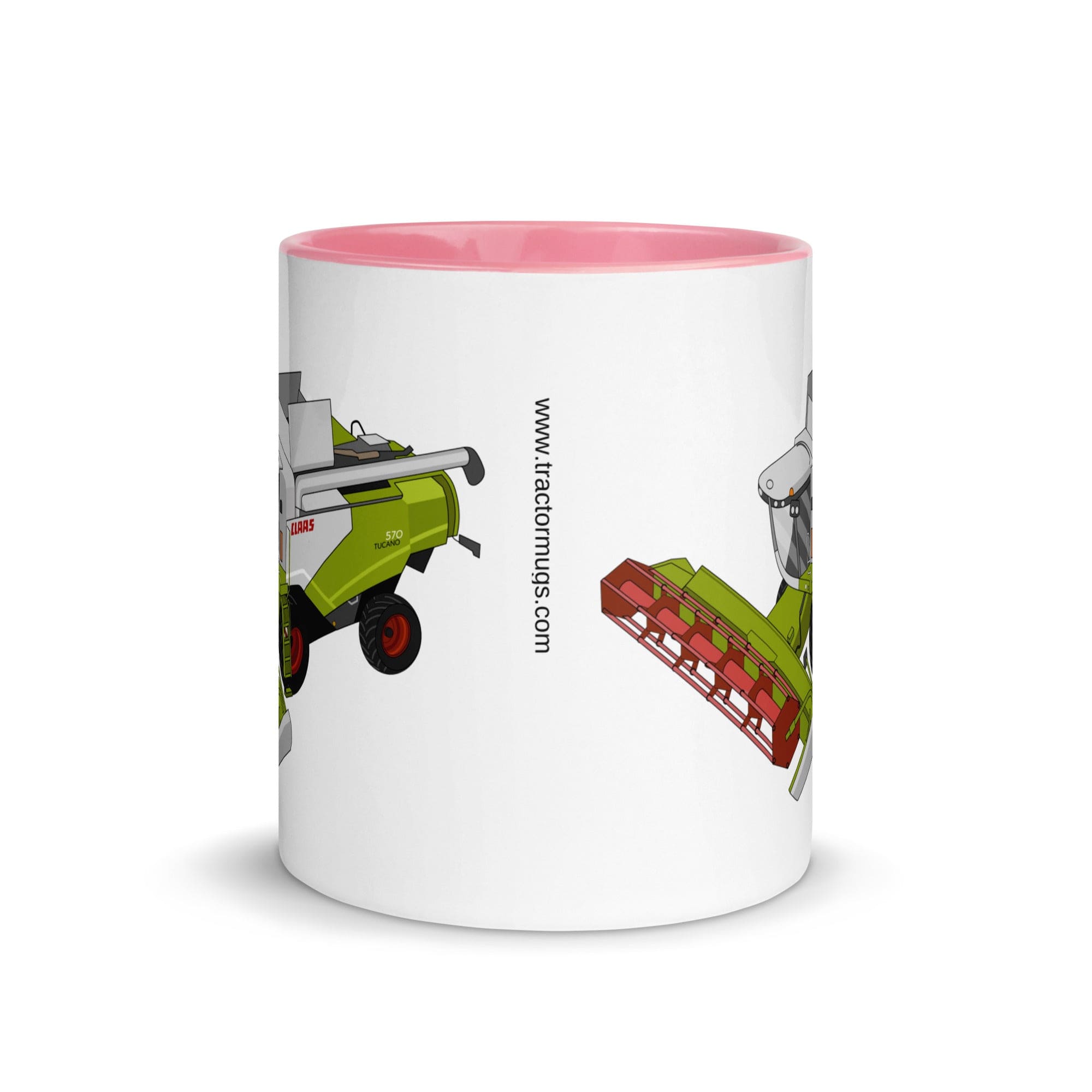 The Tractors Mugs Store Class Tucano 570 Mug with Color Inside Quality Farmers Merch