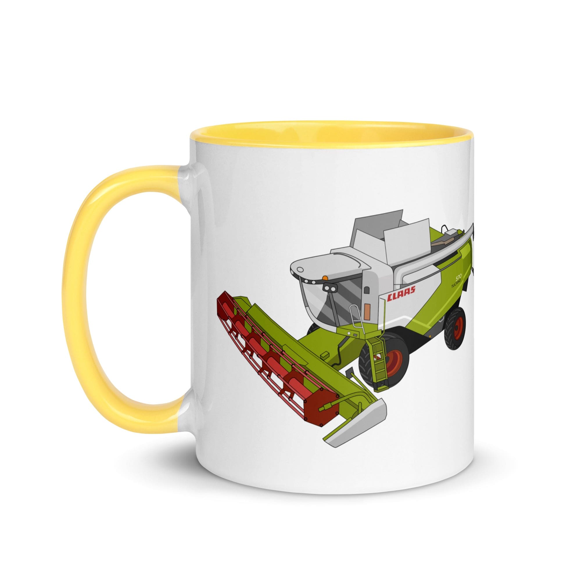 The Tractors Mugs Store Class Tucano 570 Mug with Color Inside Quality Farmers Merch