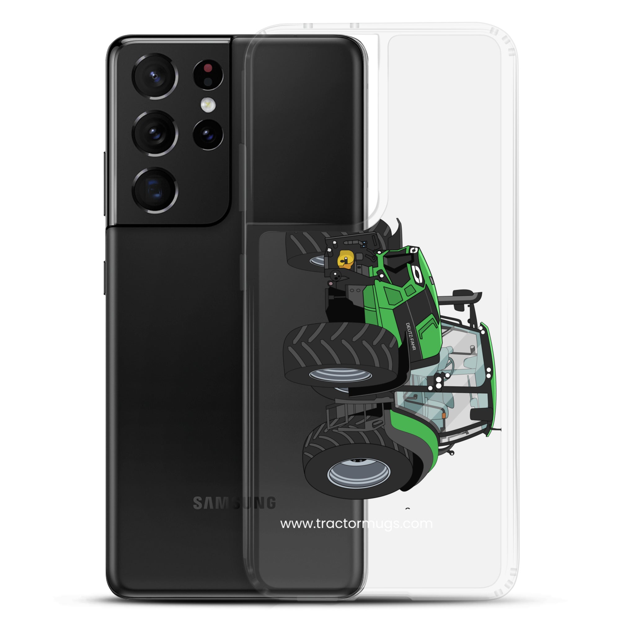 The Tractors Mugs Store Deutz - Fahr Agrotron 7250 Ttv Clear Case for SamsungĀ® Quality Farmers Merch