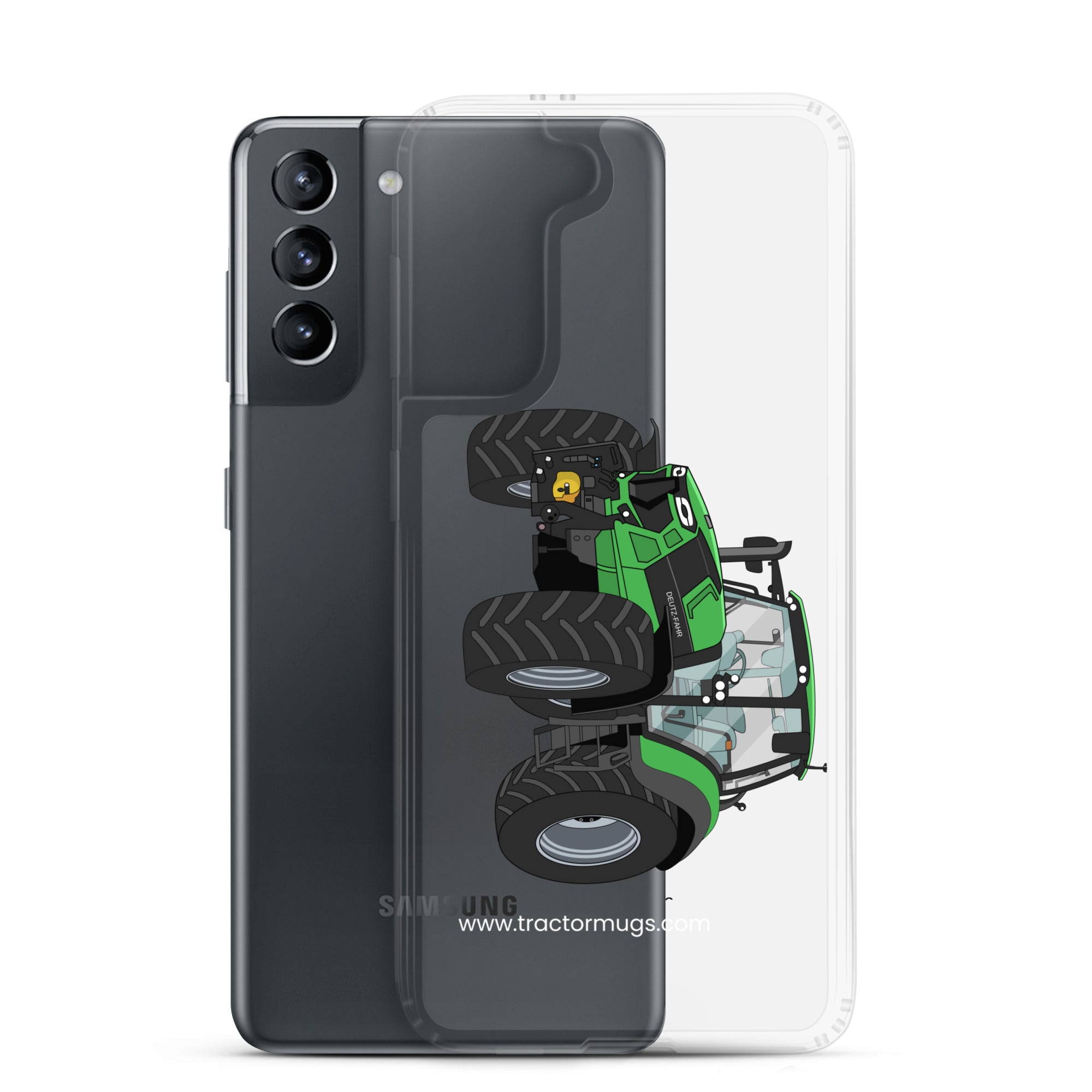 The Tractors Mugs Store Deutz - Fahr Agrotron 7250 Ttv Clear Case for SamsungĀ® Quality Farmers Merch