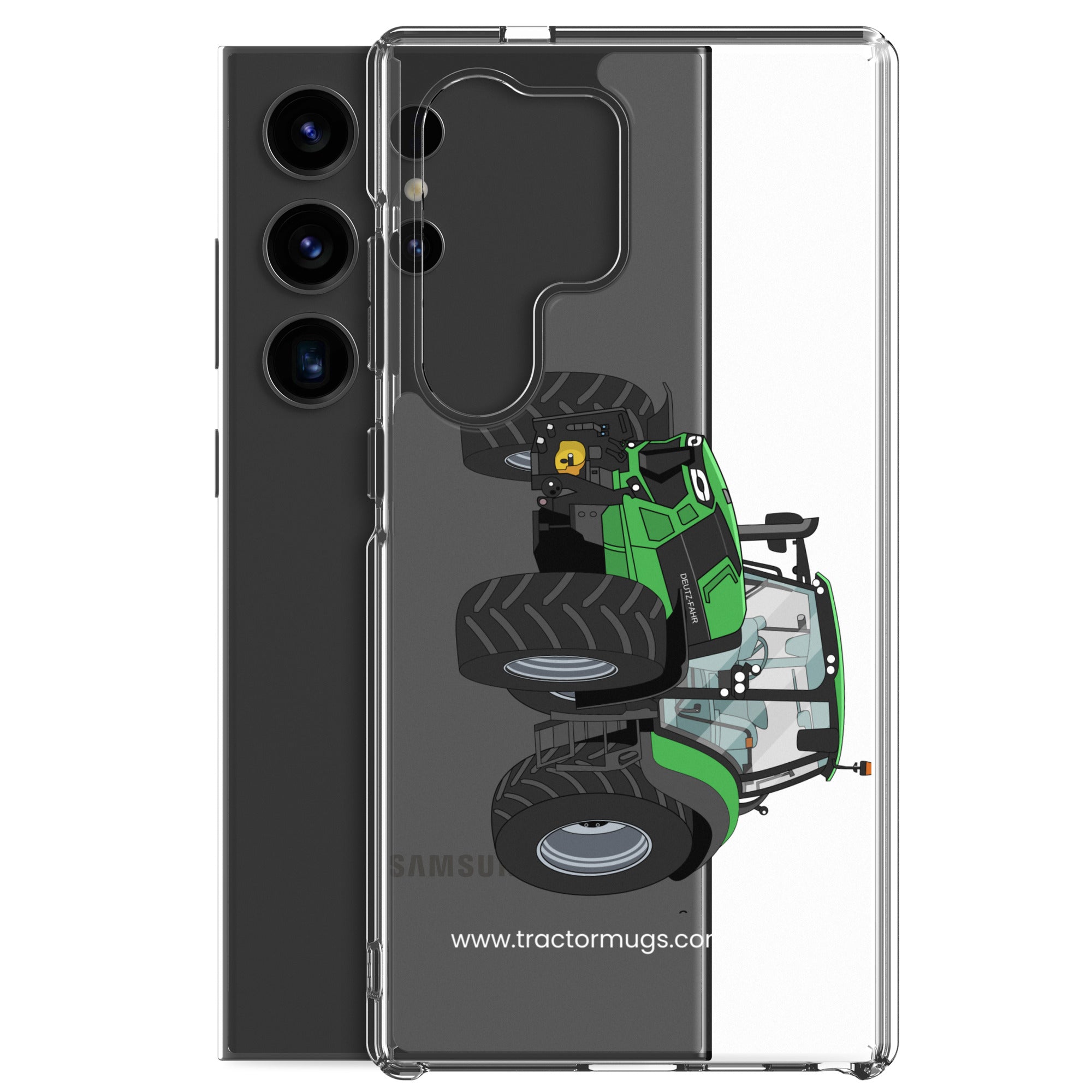 The Tractors Mugs Store Deutz - Fahr Agrotron 7250 Ttv Clear Case for SamsungĀ® Quality Farmers Merch