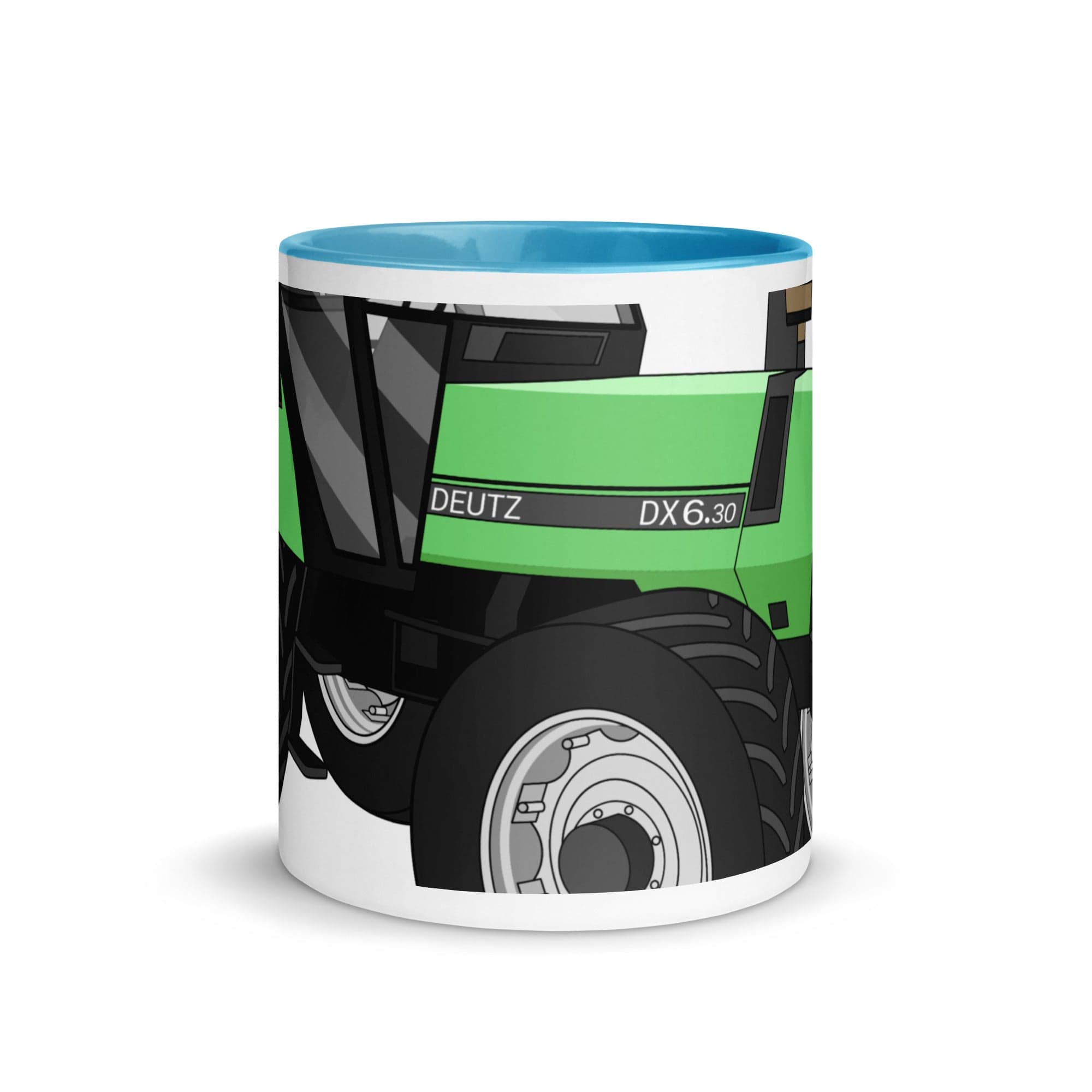 The Tractors Mugs Store Deutz Fahr DX 6.30 2.0 Mug with Color Inside Quality Farmers Merch