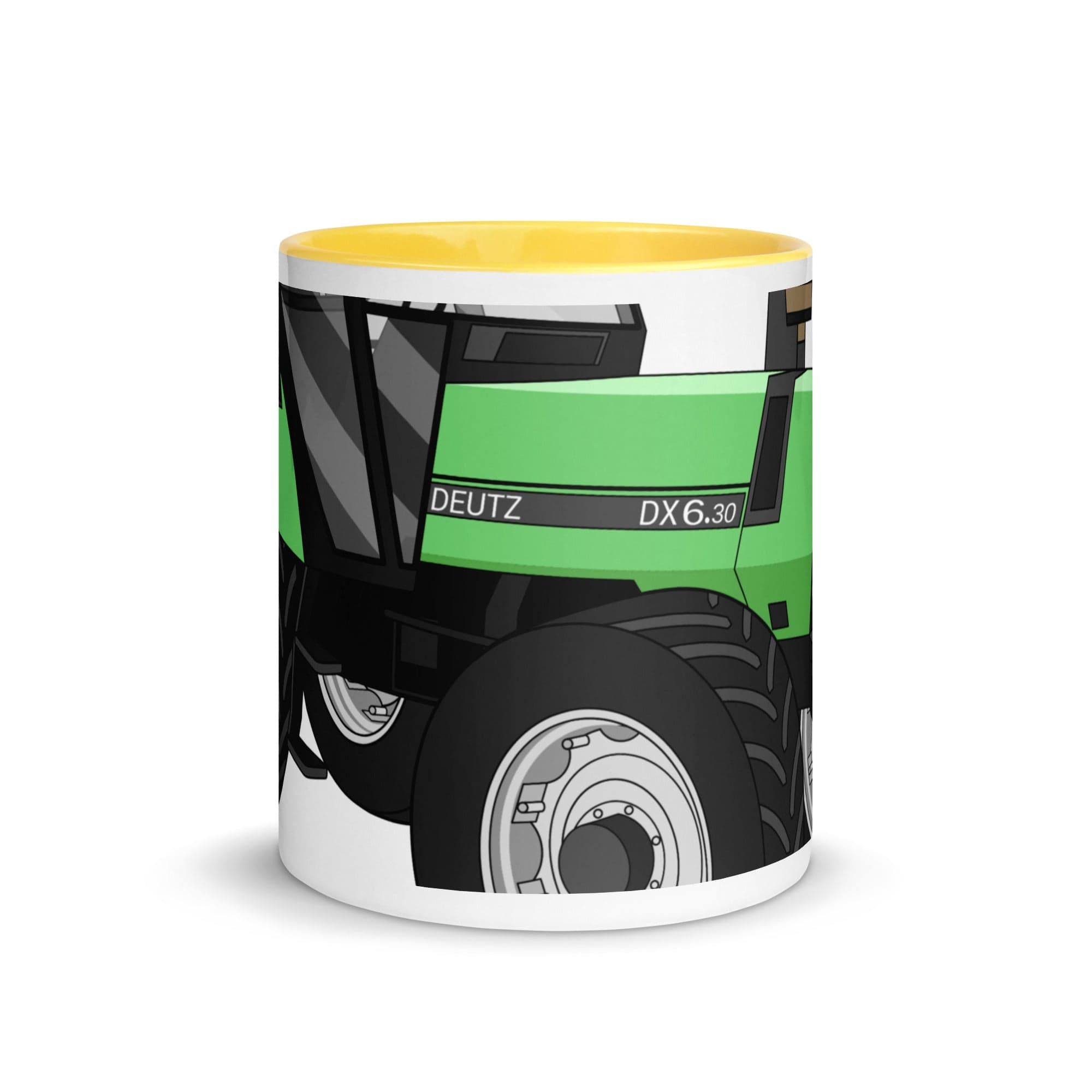 The Tractors Mugs Store Deutz Fahr DX 6.30 2.0 Mug with Color Inside Quality Farmers Merch
