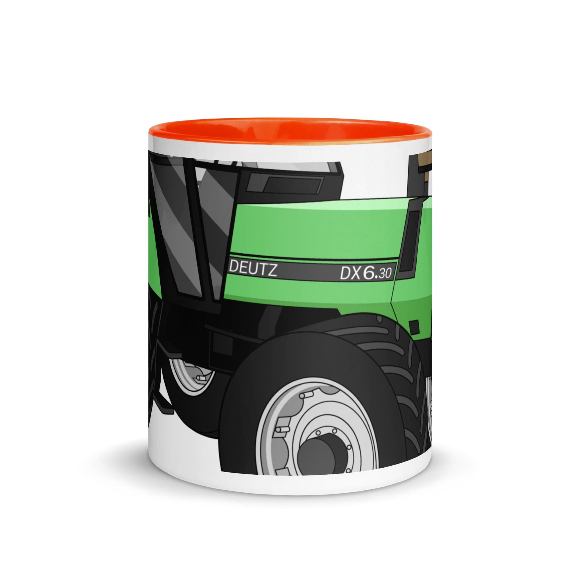 The Tractors Mugs Store Deutz Fahr DX 6.30 2.0 Mug with Color Inside Quality Farmers Merch