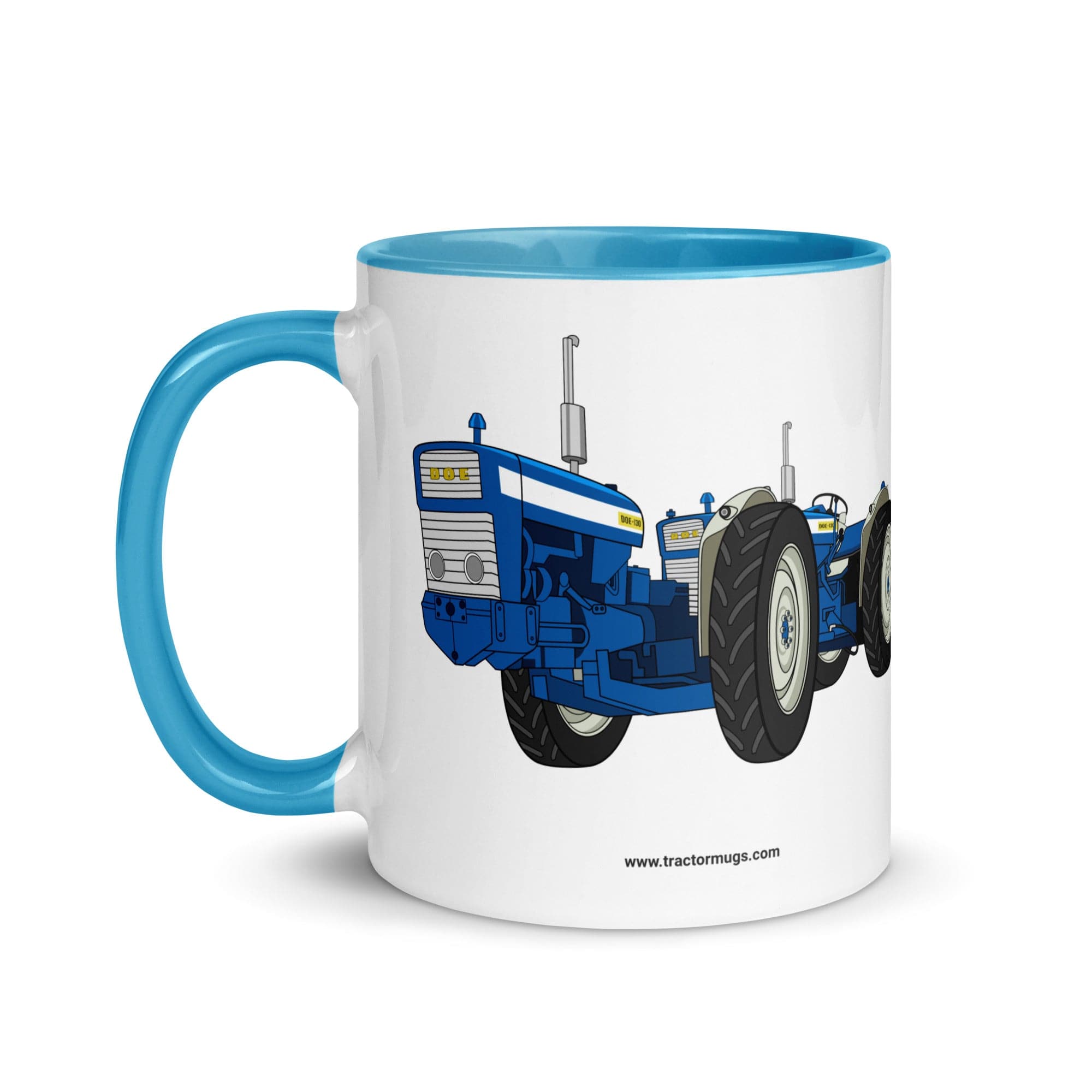 The Tractors Mugs Store DOE Dual Drive 130 Mug with Color Inside Quality Farmers Merch