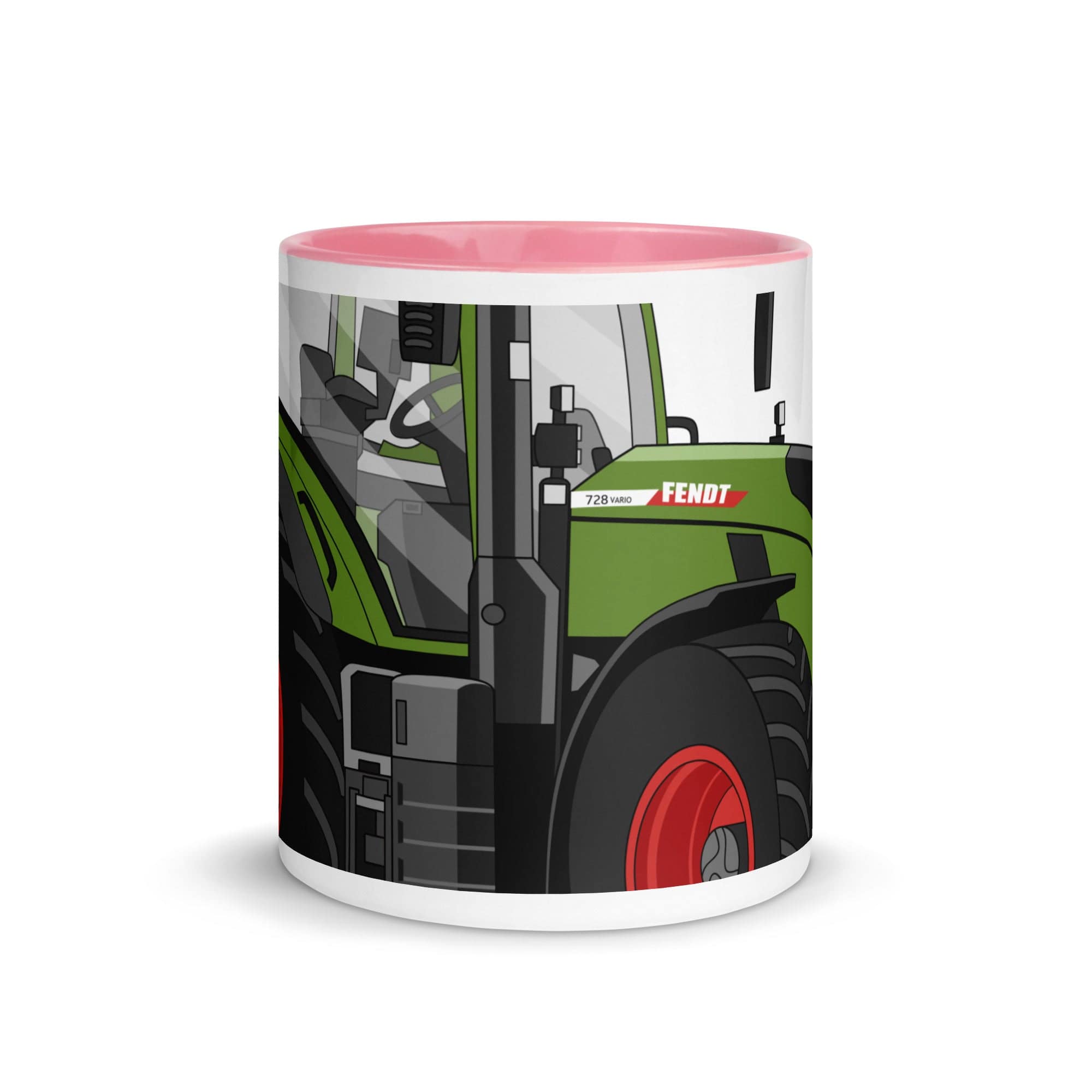 The Tractors Mugs Store Fendt 728 Vario 20 Mug with Color Inside Quality Farmers Merch