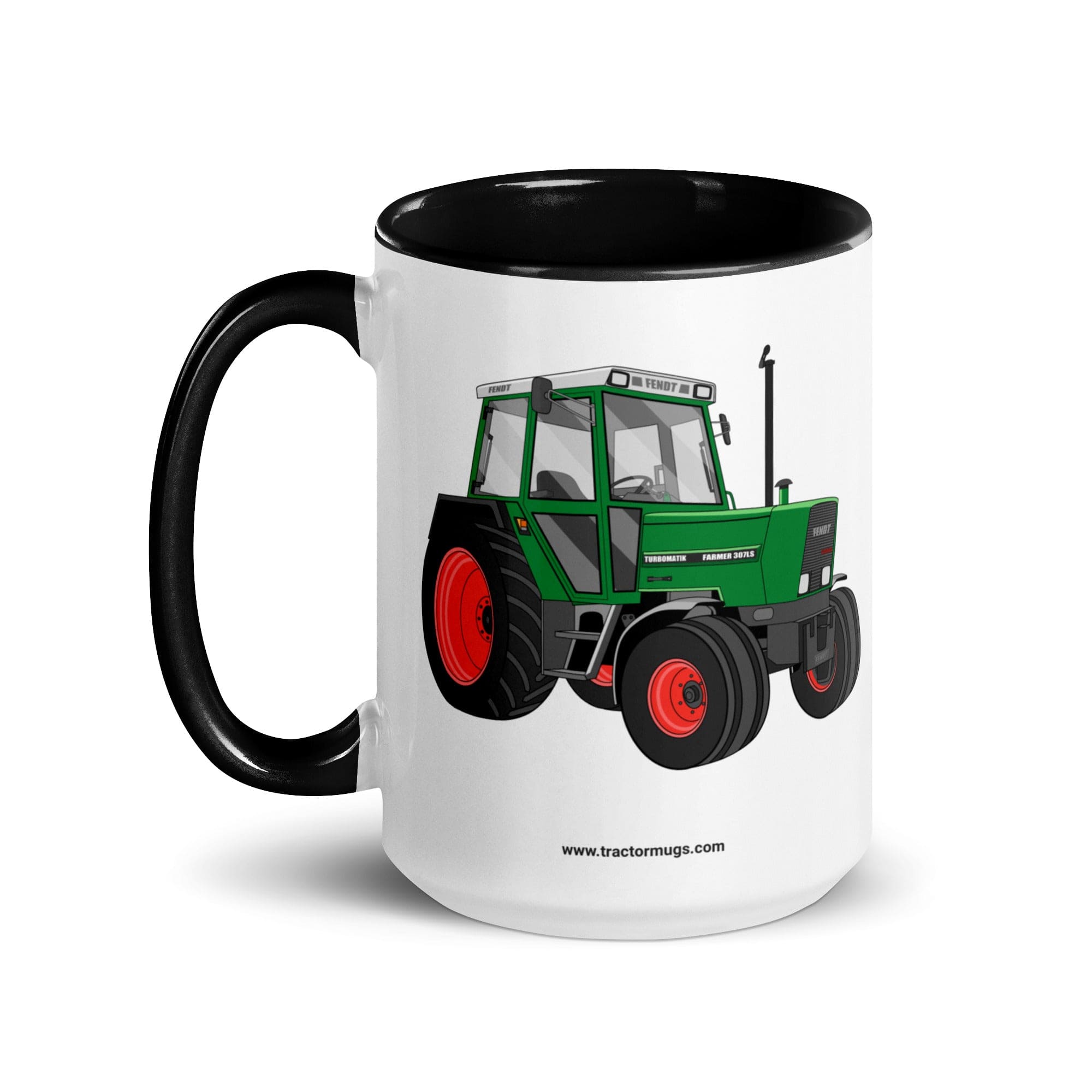 The Tractors Mugs Store Fendt Farmer TURBOMATIK 307 LSA | Mug with Color Inside Quality Farmers Merch
