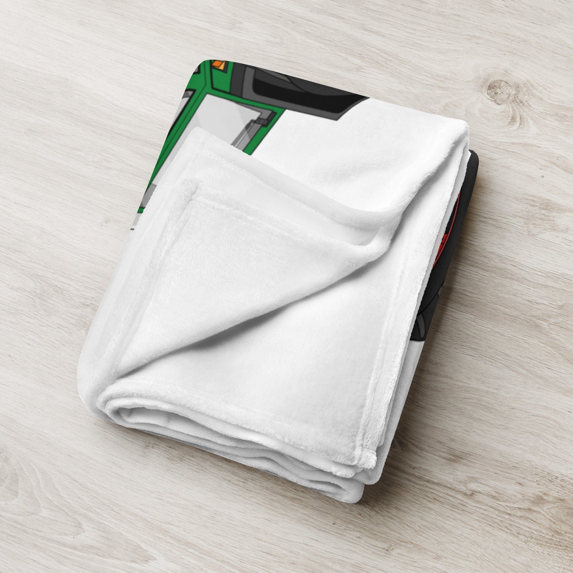 The Tractors Mugs Store Fendt Farmer TURBOMATIK 307 LSA | Throw Blanket Quality Farmers Merch