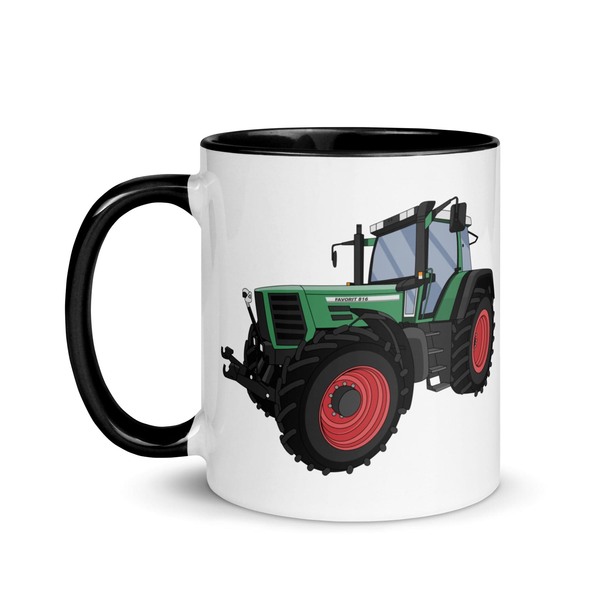 The Tractors Mugs Store Fendt Favorit 816 | Mug with Color Inside Quality Farmers Merch