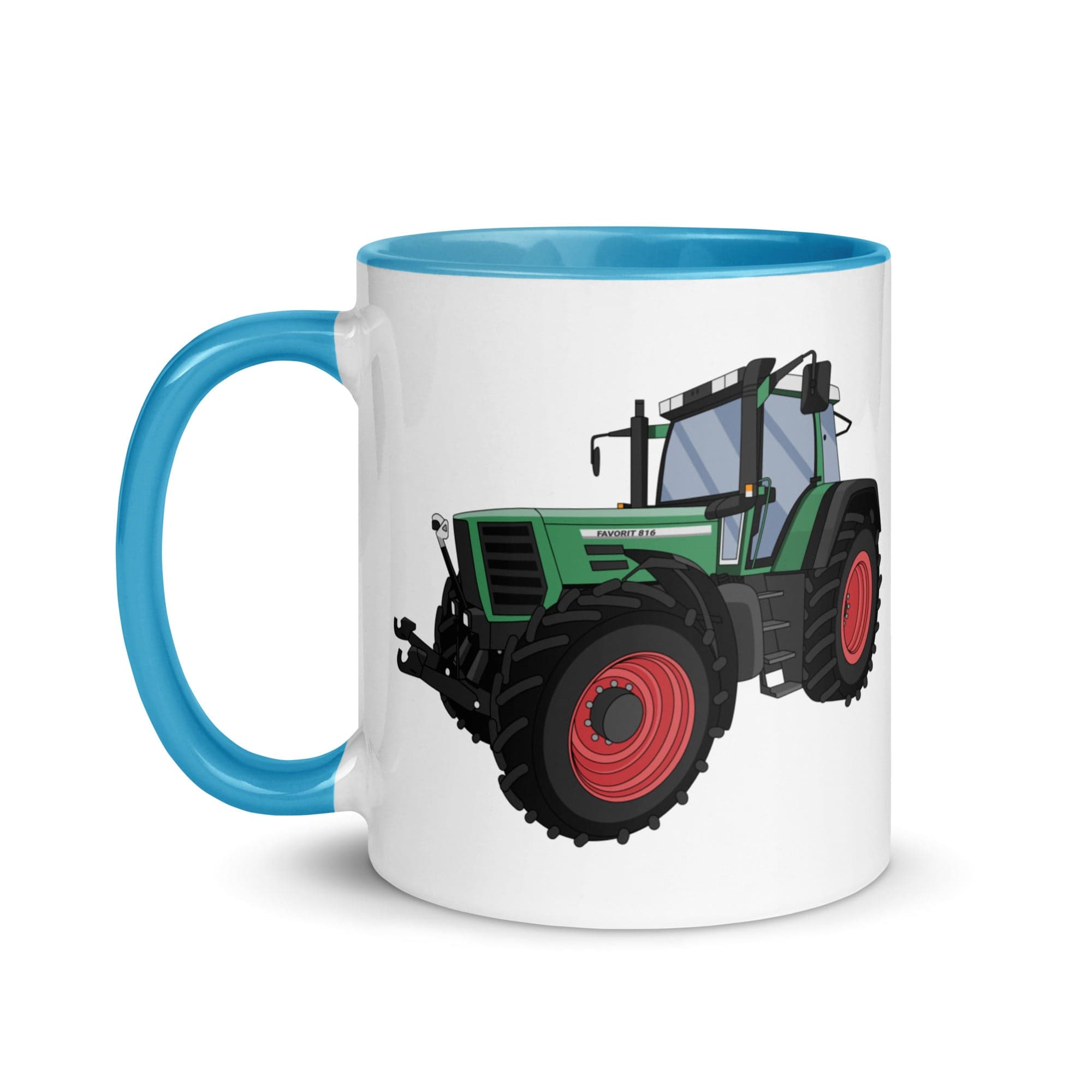 The Tractors Mugs Store Fendt Favorit 816 | Mug with Color Inside Quality Farmers Merch