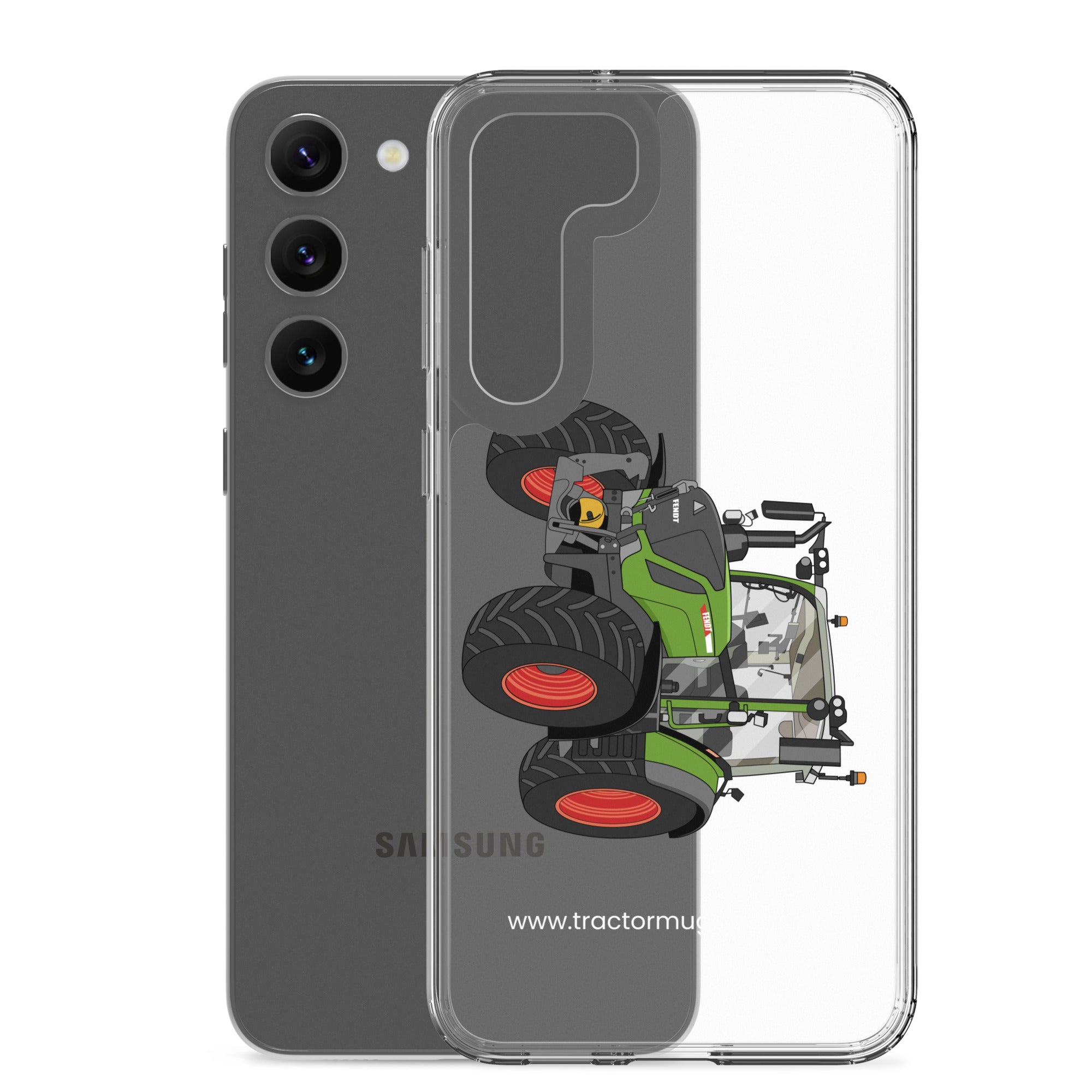 The Tractors Mugs Store Fendt Vario 313  Clear Case for SamsungĀ® Quality Farmers Merch