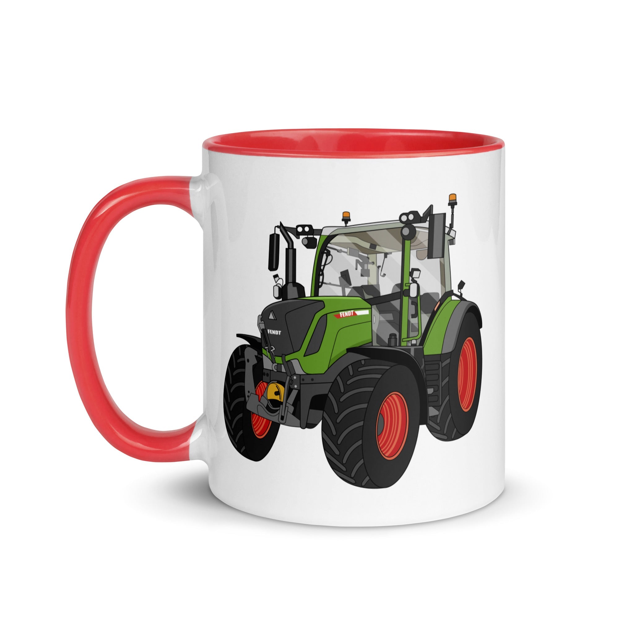 The Tractors Mugs Store Fendt Vario 313 Mug with Color Inside Quality Farmers Merch