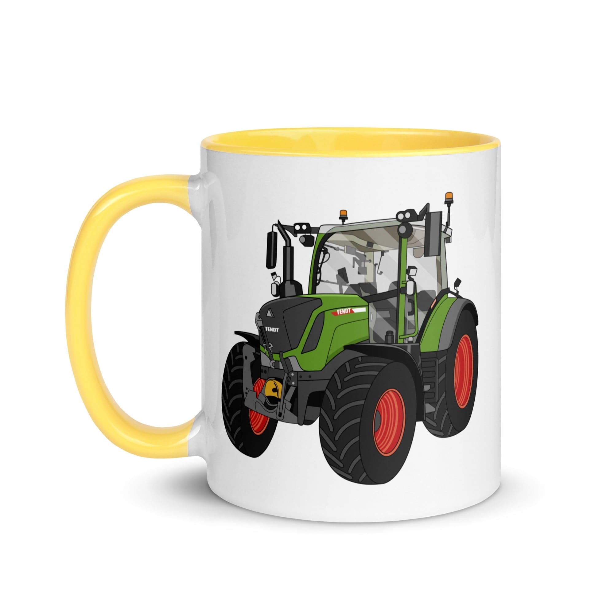 The Tractors Mugs Store Fendt Vario 313 Mug with Color Inside Quality Farmers Merch