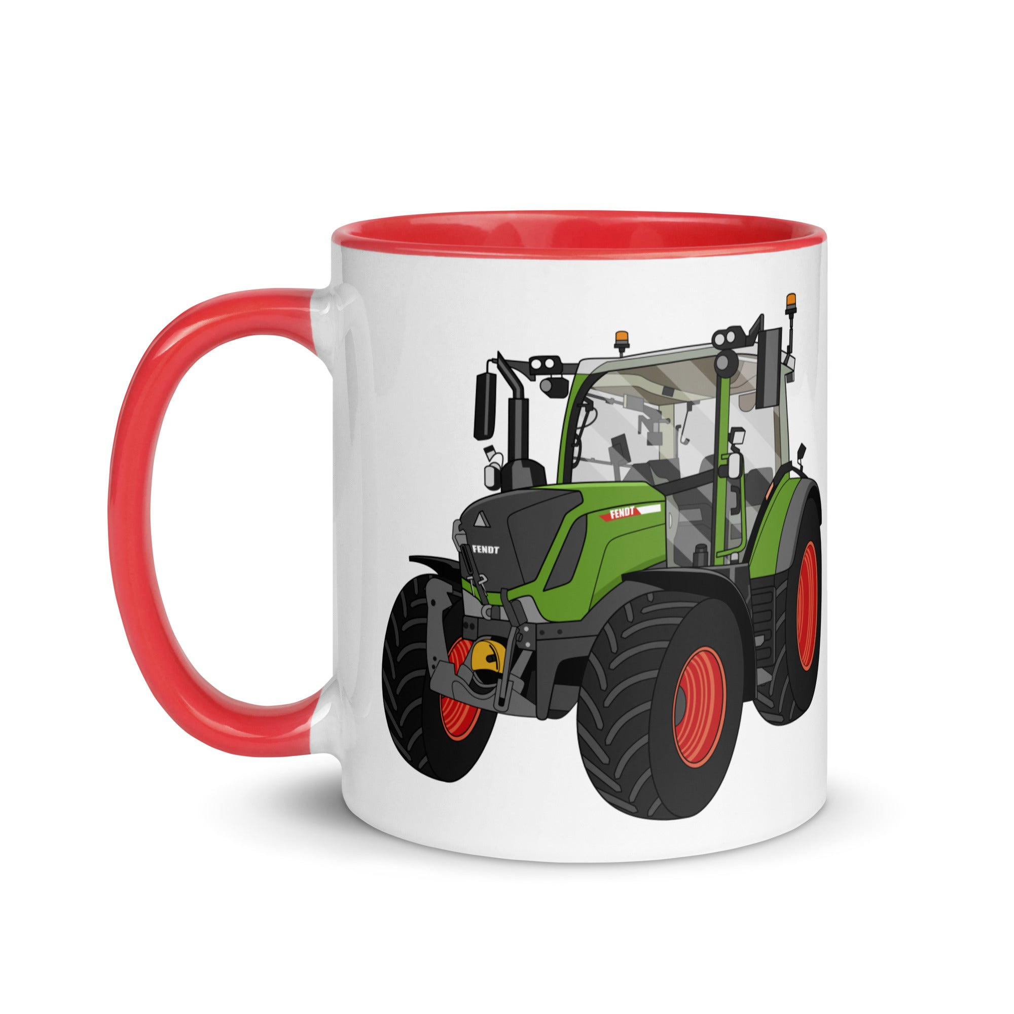 The Tractors Mugs Store Fendt Vario 313 Mug with Color Inside Quality Farmers Merch