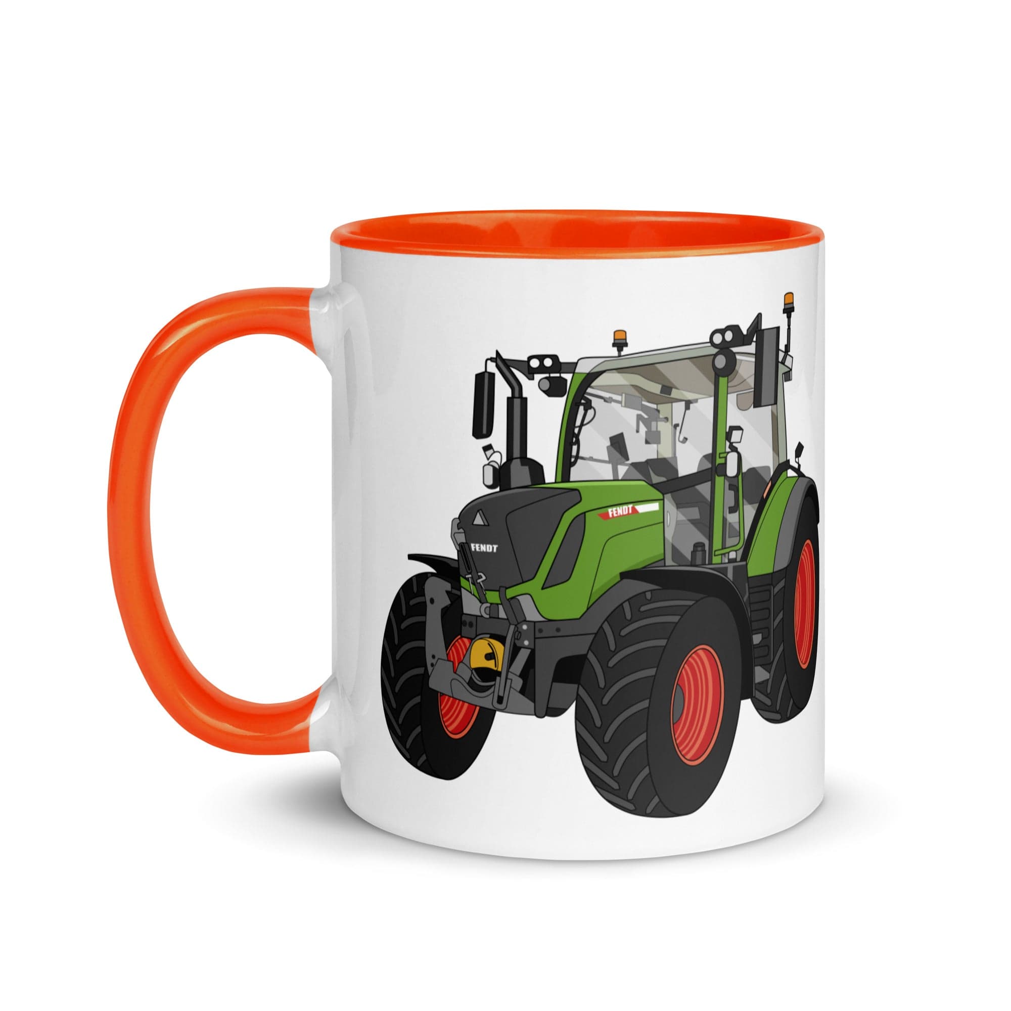 The Tractors Mugs Store Fendt Vario 313 Mug with Color Inside Quality Farmers Merch