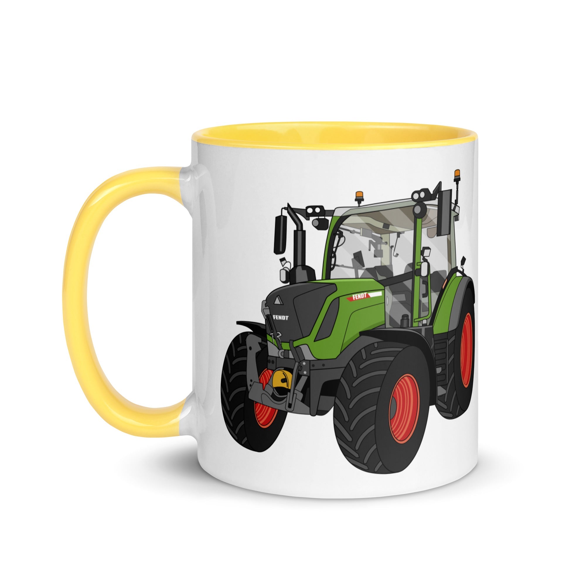 The Tractors Mugs Store Fendt Vario 313 Mug with Color Inside Quality Farmers Merch