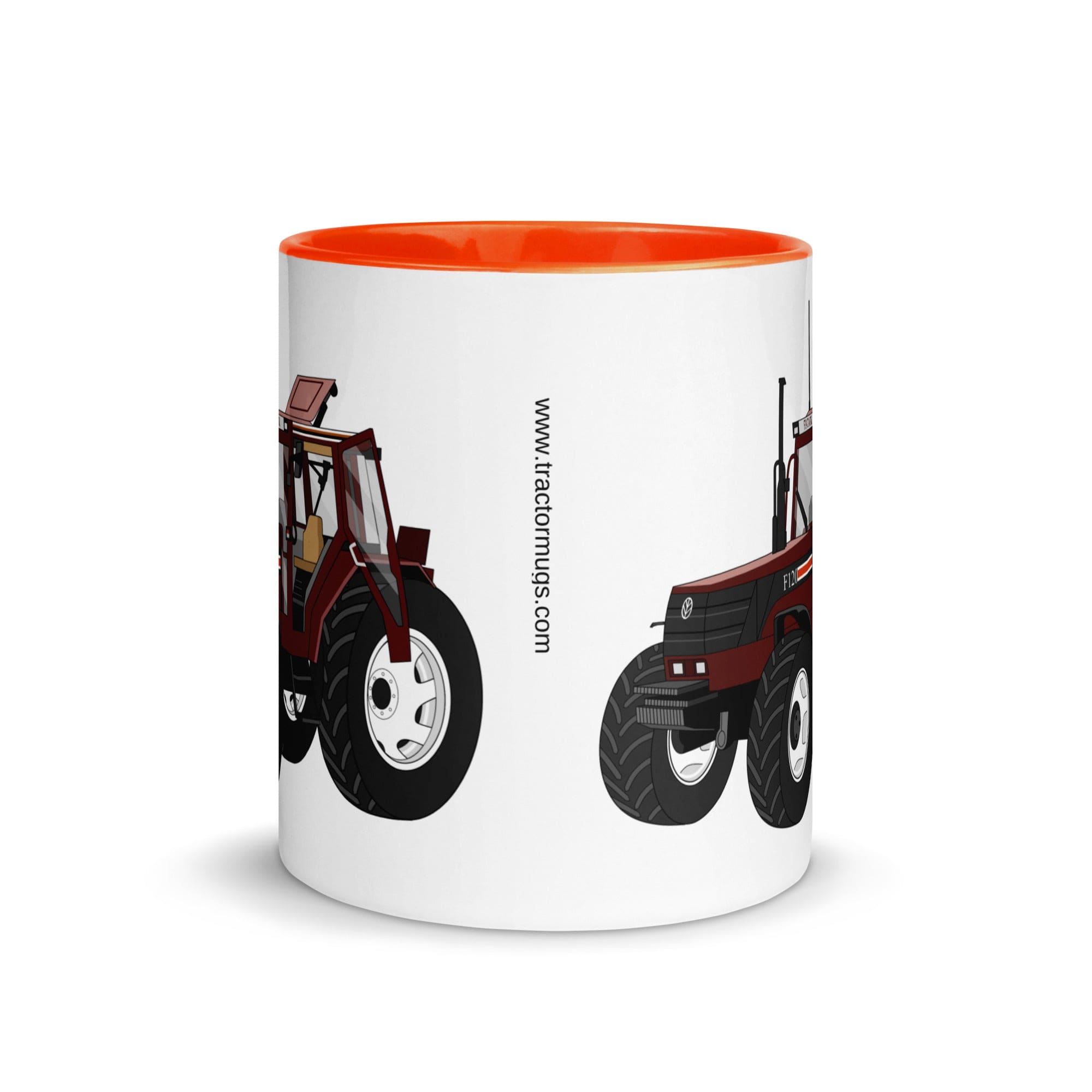 The Tractors Mugs Store Fiat F120 Winner Mug with Color Inside Quality Farmers Merch