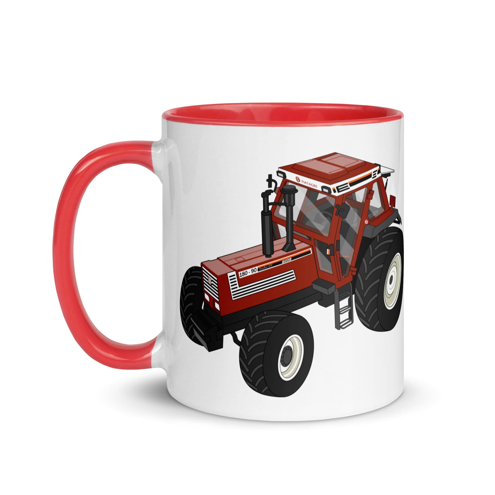 The Tractors Mugs Store Fiat180-90 Mug with Color Inside Quality Farmers Merch