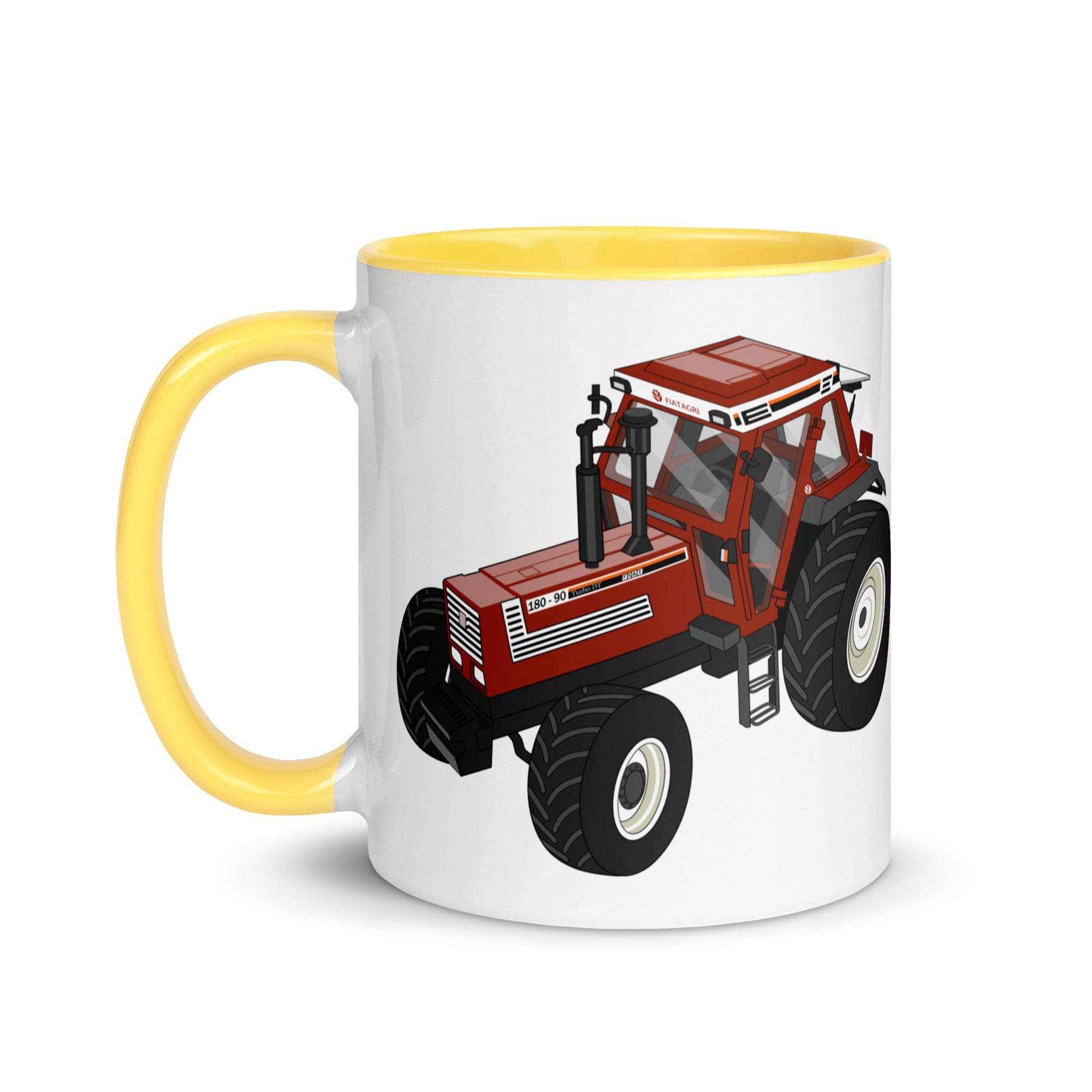 The Tractors Mugs Store Fiat180-90 Mug with Color Inside Quality Farmers Merch