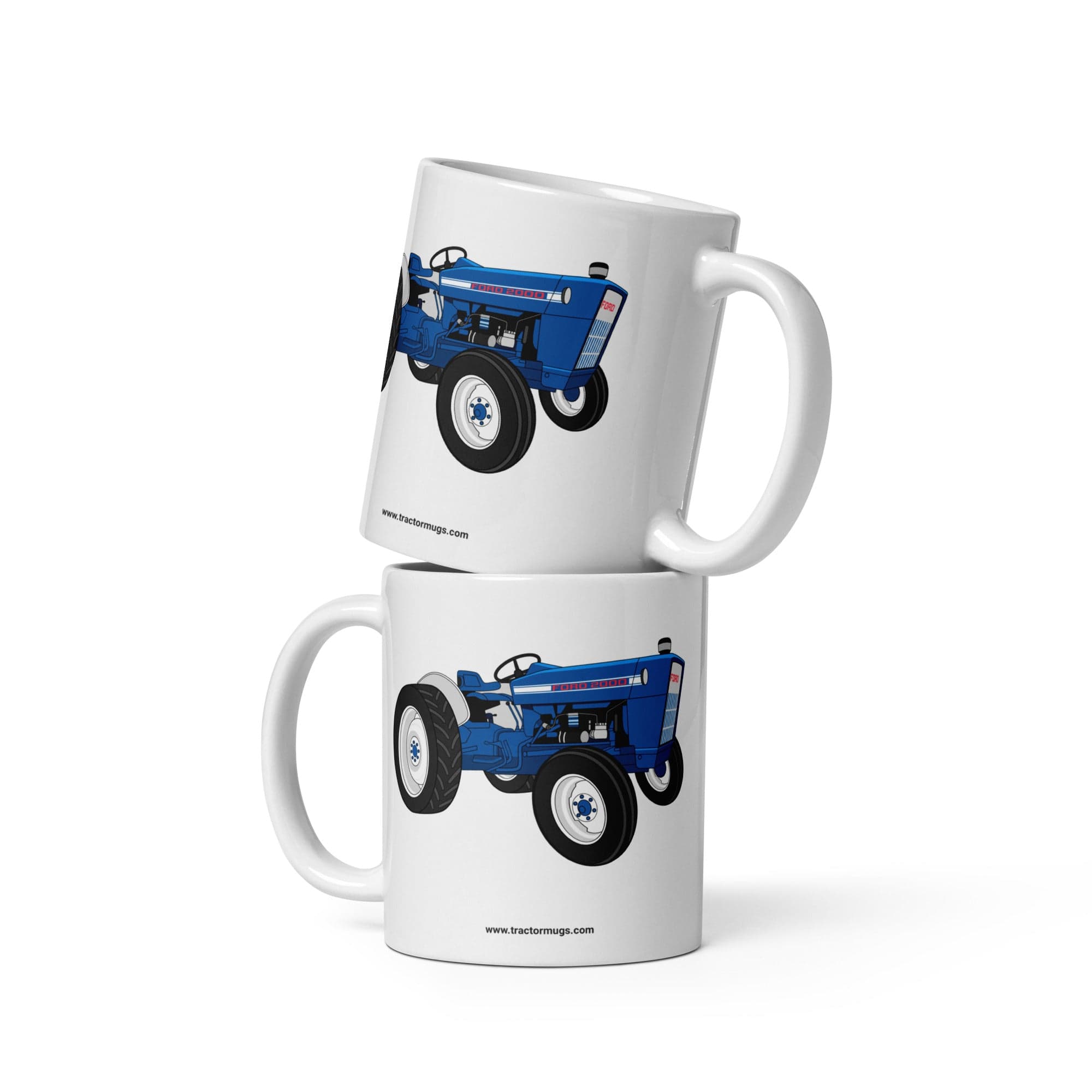 The Tractors Mugs Store Ford 2000 (1963) | White glossy mug Quality Farmers Merch